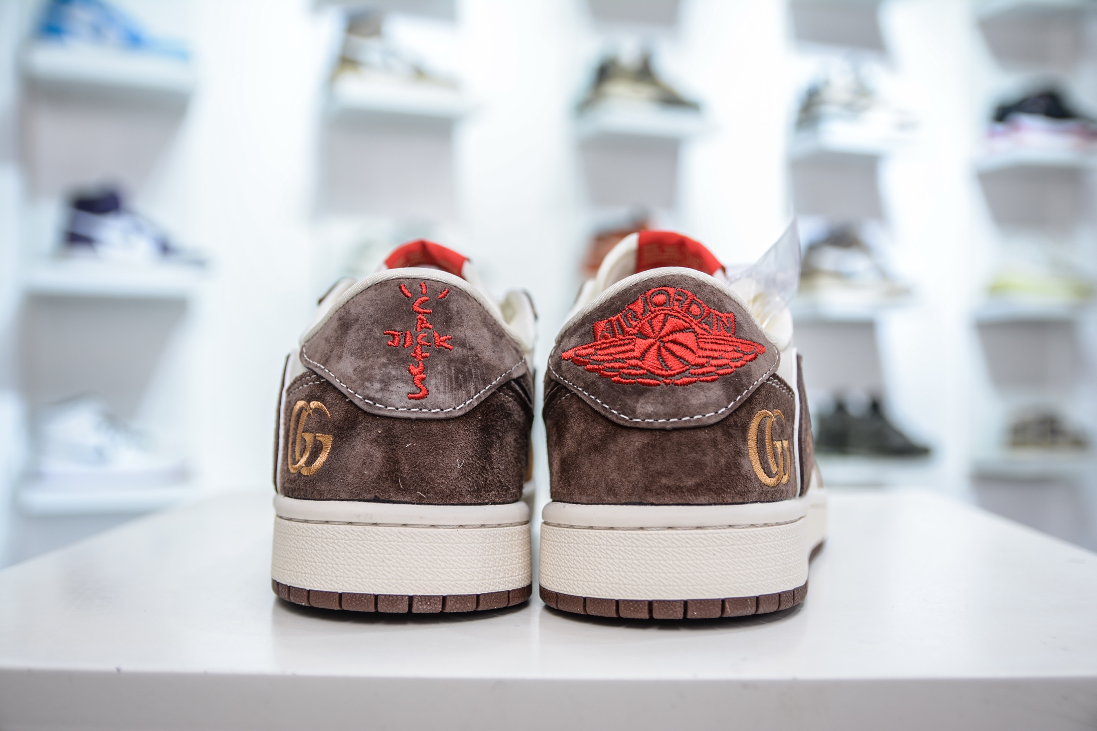 Travis Scott x Nike Air Jordan 1 Low x Gucci 蛇年限定古驰联名-棕蛇 DM9288-011