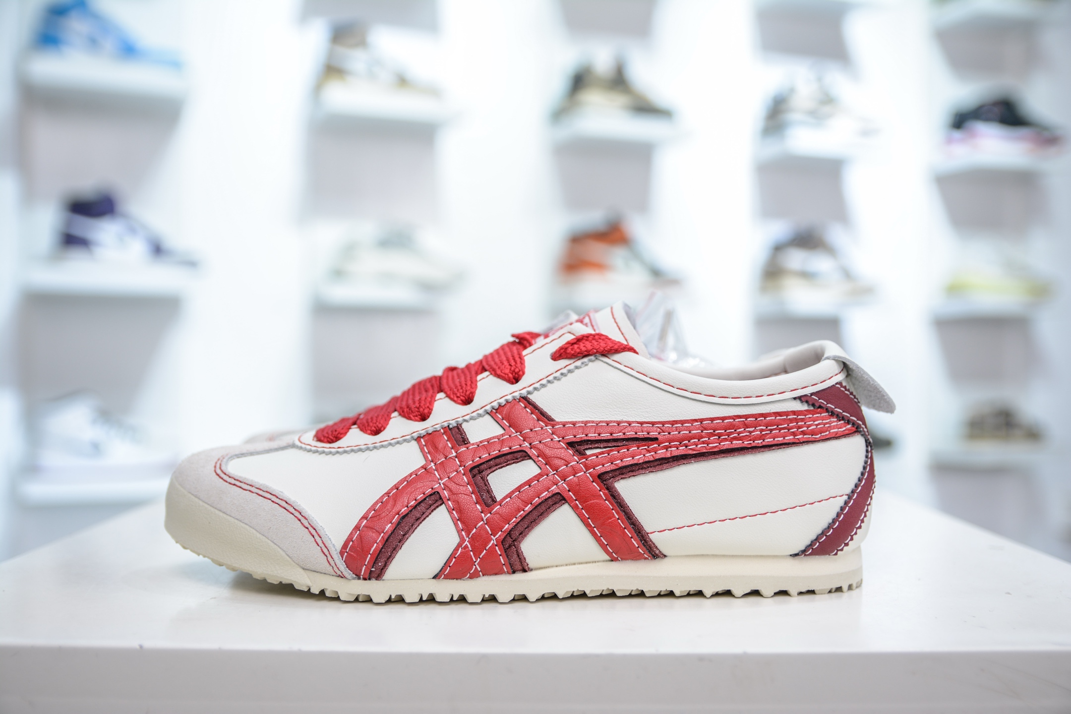 Onitsuka Tiger Mexico 66 蛇年限定-米白红 鬼冢虎  1183C391-100