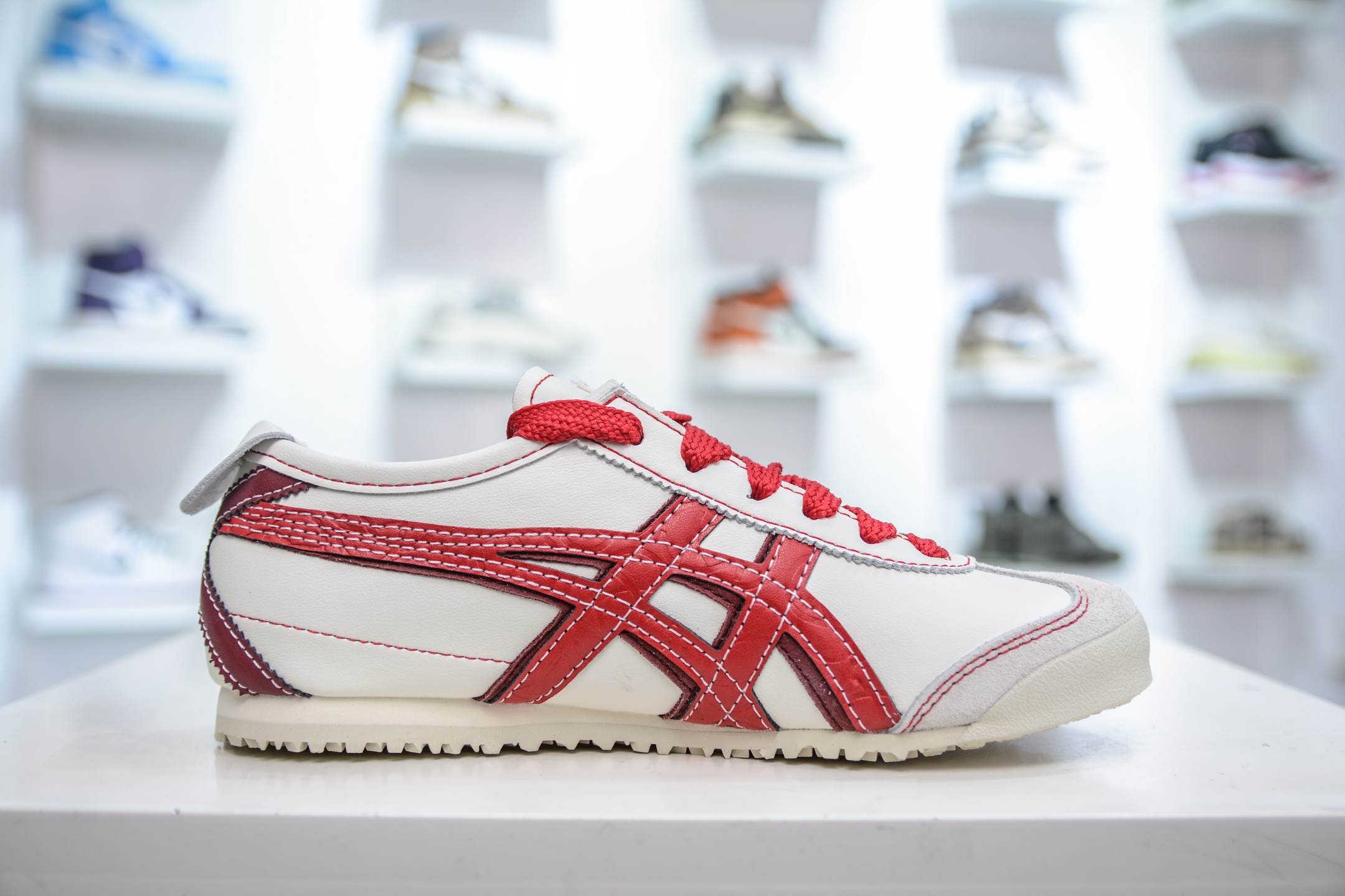 Onitsuka Tiger Mexico 66 蛇年限定-米白红 鬼冢虎  1183C391-100