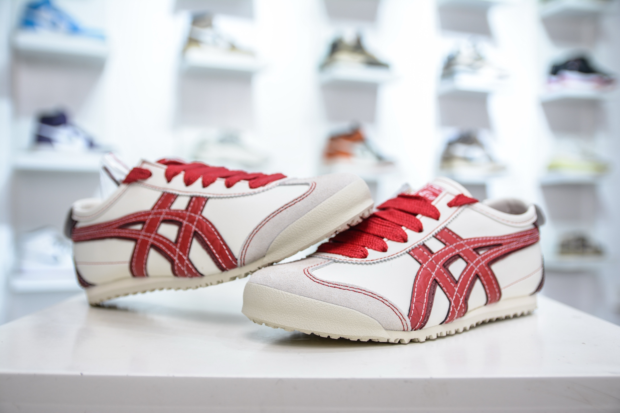 Onitsuka Tiger Mexico 66 蛇年限定-米白红 鬼冢虎  1183C391-100