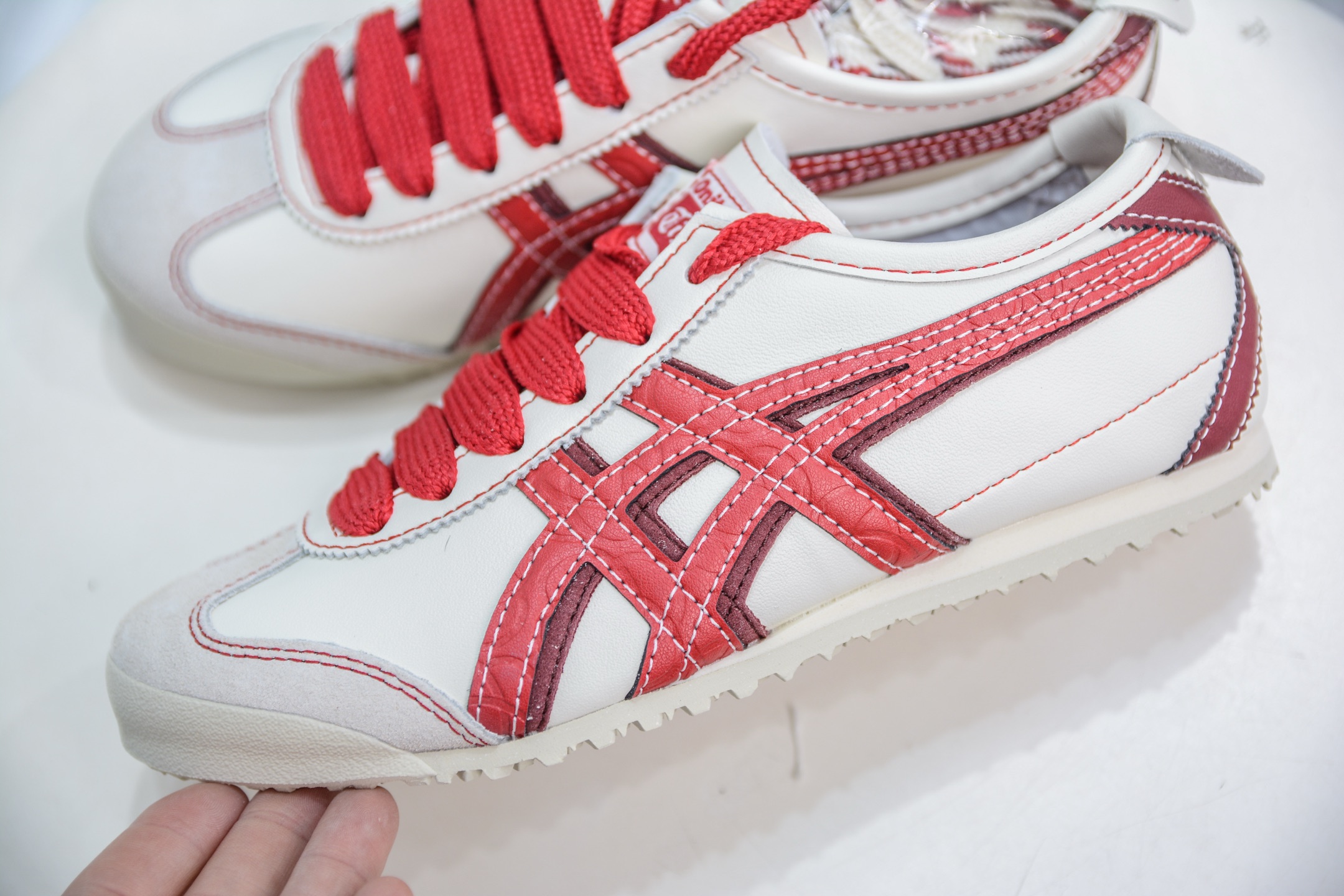 Onitsuka Tiger Mexico 66 蛇年限定-米白红 鬼冢虎  1183C391-100