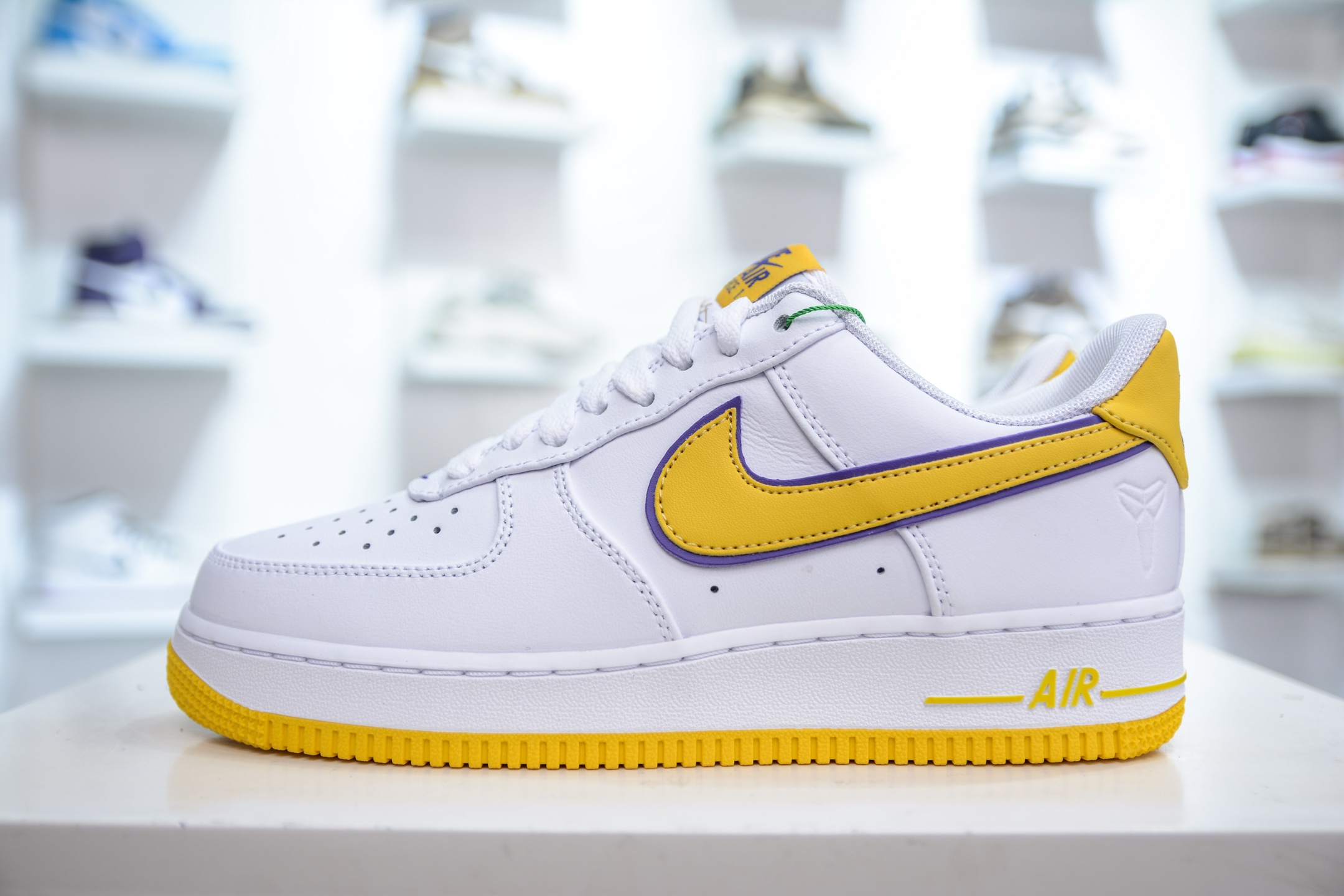HY版纯原 Nk Air Force 1’07 Low 致敬曼巴 白黄  FZ1151-100
