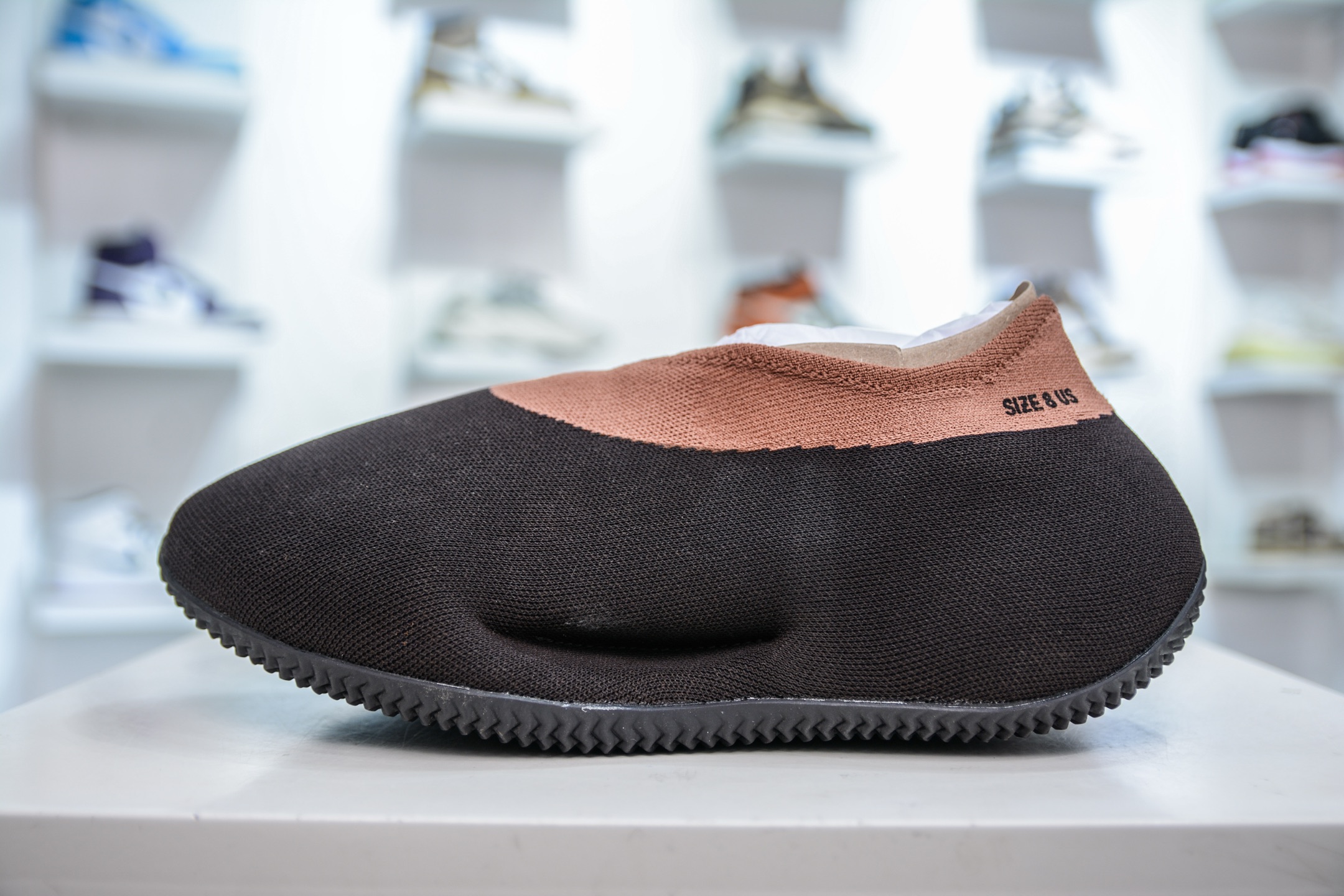XA版本 Yeezy Knit Runer”Sulfur”功夫跑步者系列低帮袜套式轻便针织透气休闲运动慢跑鞋 GY1759