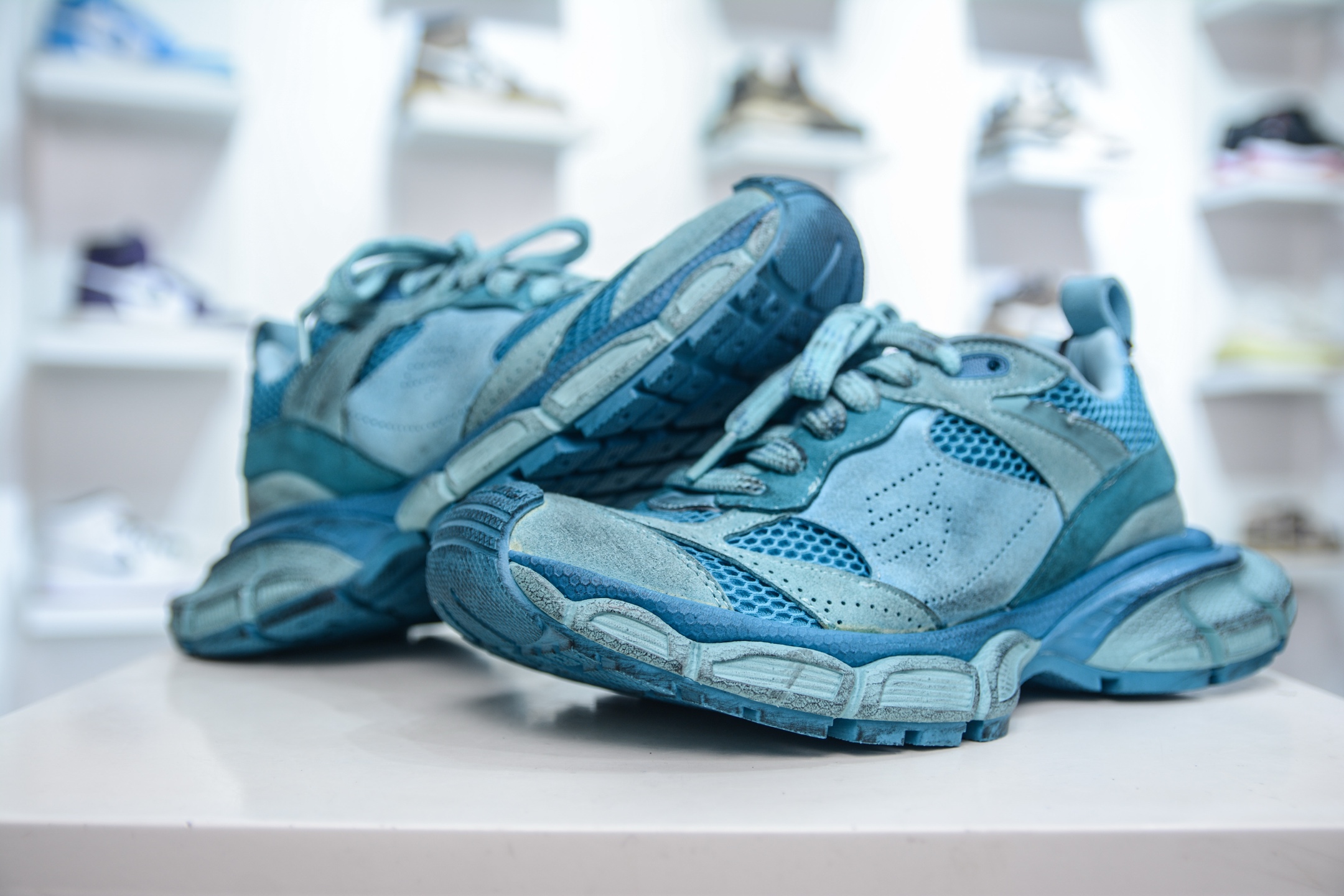 XA版本顶级BALENCIAGA 3XL Sneakers 巴黎世家十代半 3XL巴黎老爹一脚蹬 759692 W3XLI 4040