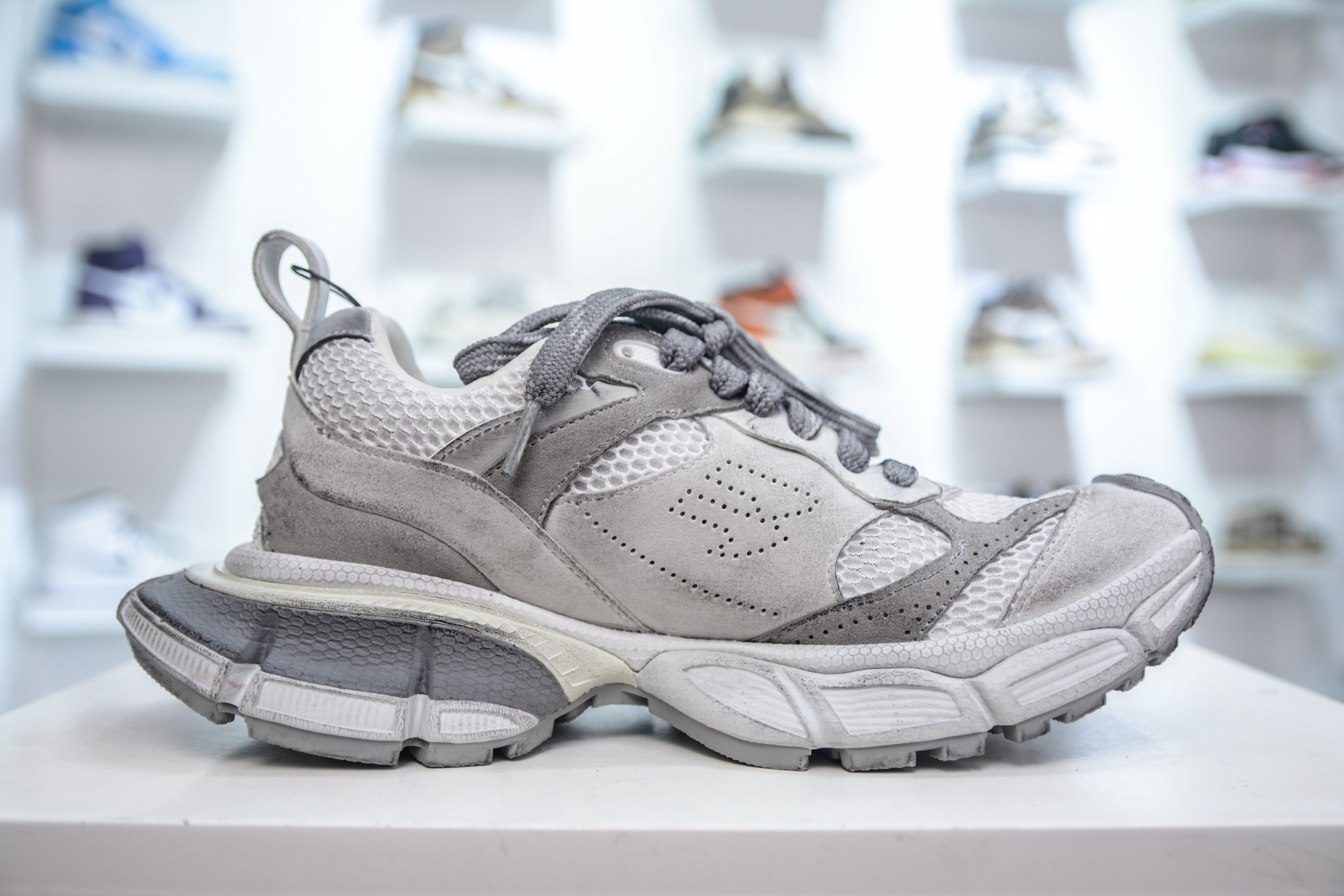 XA版本顶级BALENCIAGA 3XL Sneakers 巴黎世家十代半 3XL巴黎老爹一脚蹬 759692 W3XLI 1212