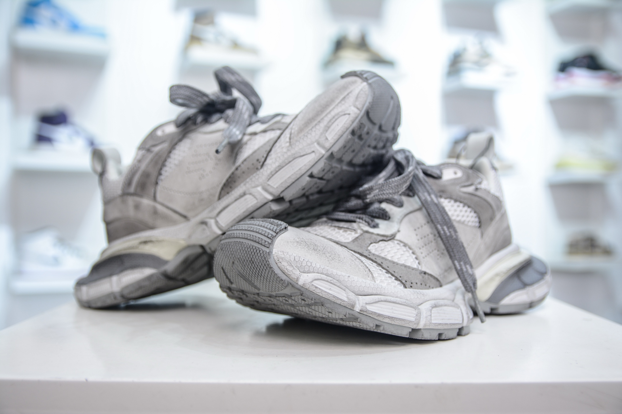 XA版本顶级BALENCIAGA 3XL Sneakers 巴黎世家十代半 3XL巴黎老爹一脚蹬 759692 W3XLI 1212