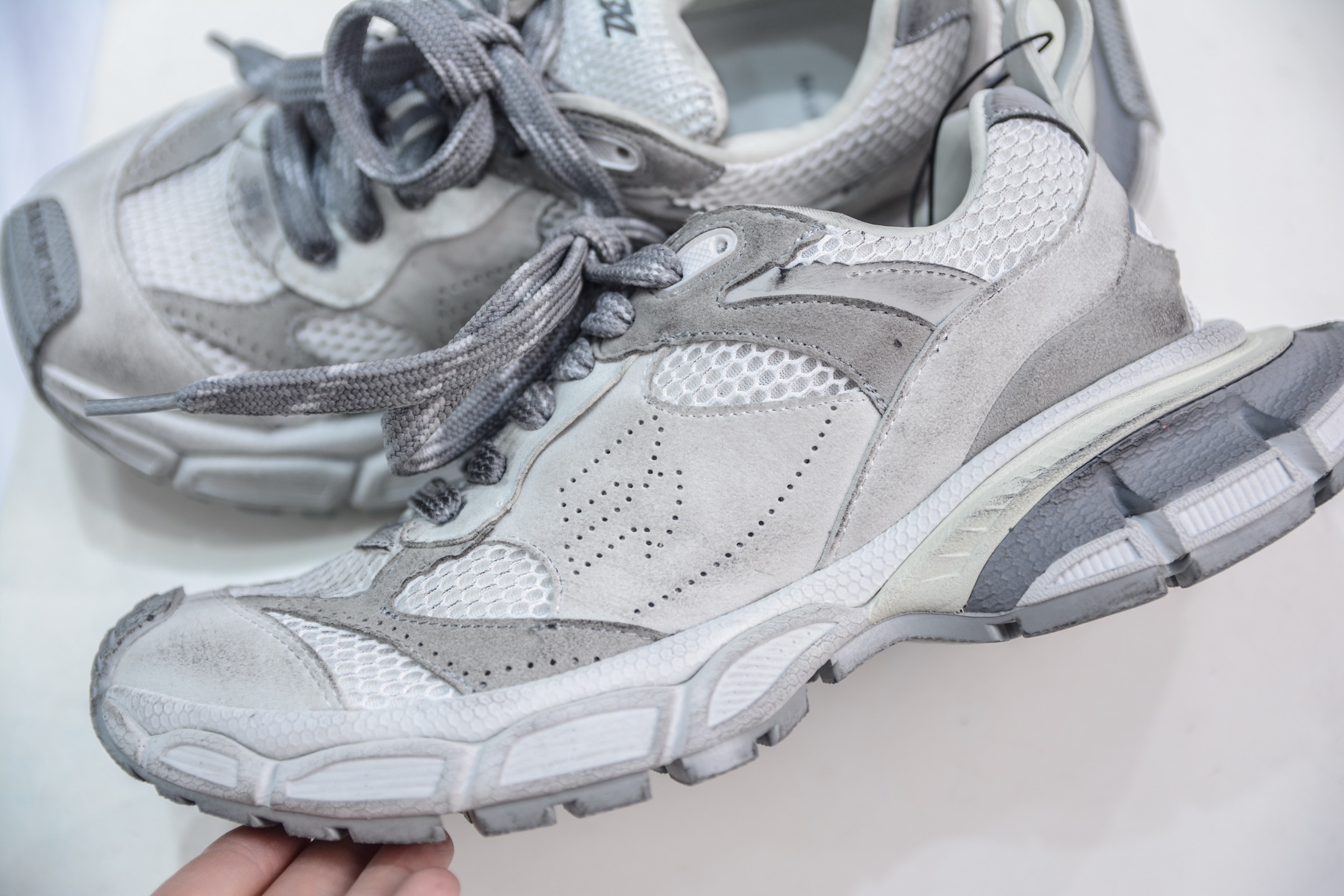 XA版本顶级BALENCIAGA 3XL Sneakers 巴黎世家十代半 3XL巴黎老爹一脚蹬 759692 W3XLI 1212