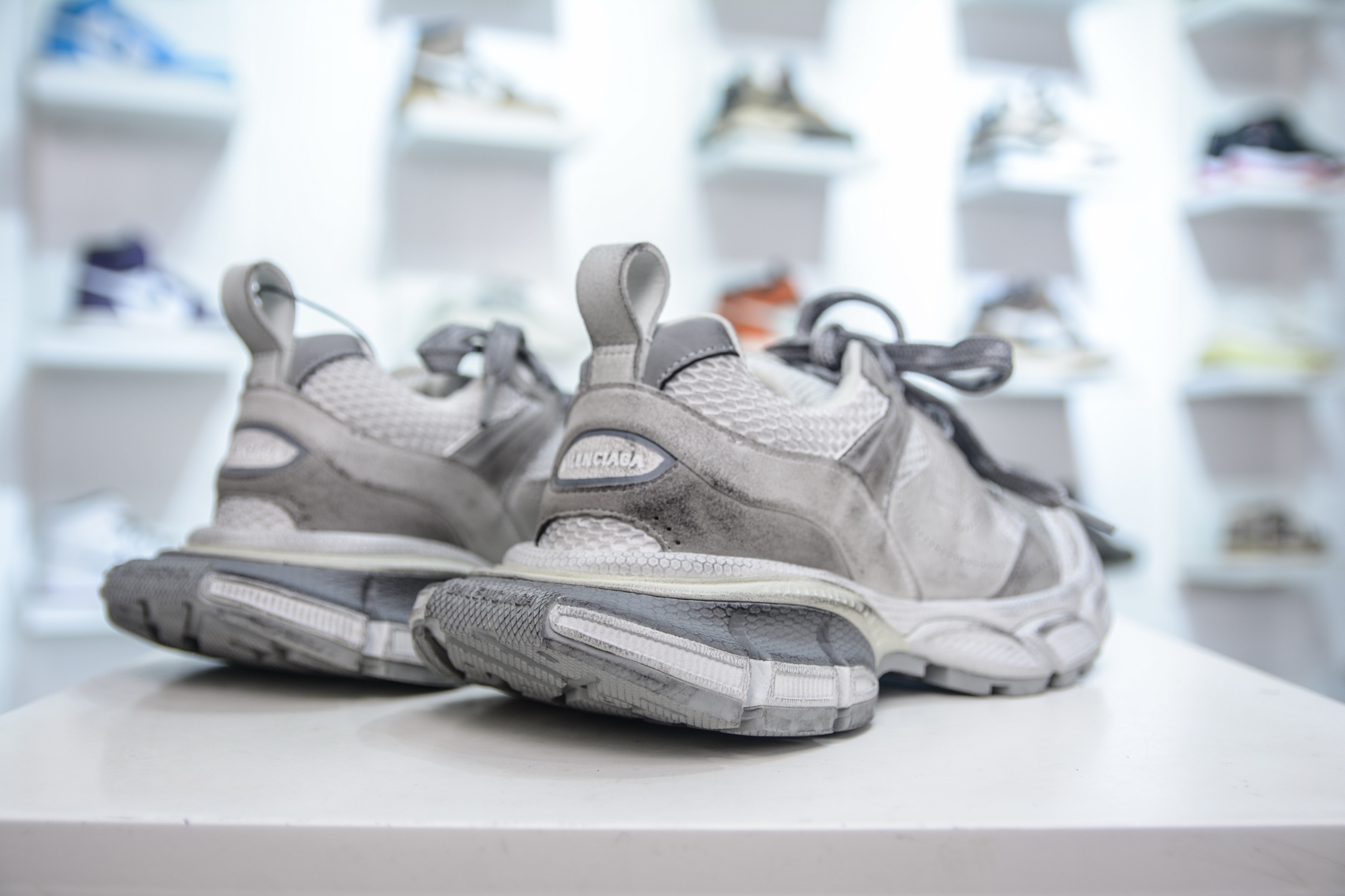 XA版本顶级BALENCIAGA 3XL Sneakers 巴黎世家十代半 3XL巴黎老爹一脚蹬 759692 W3XLI 1212