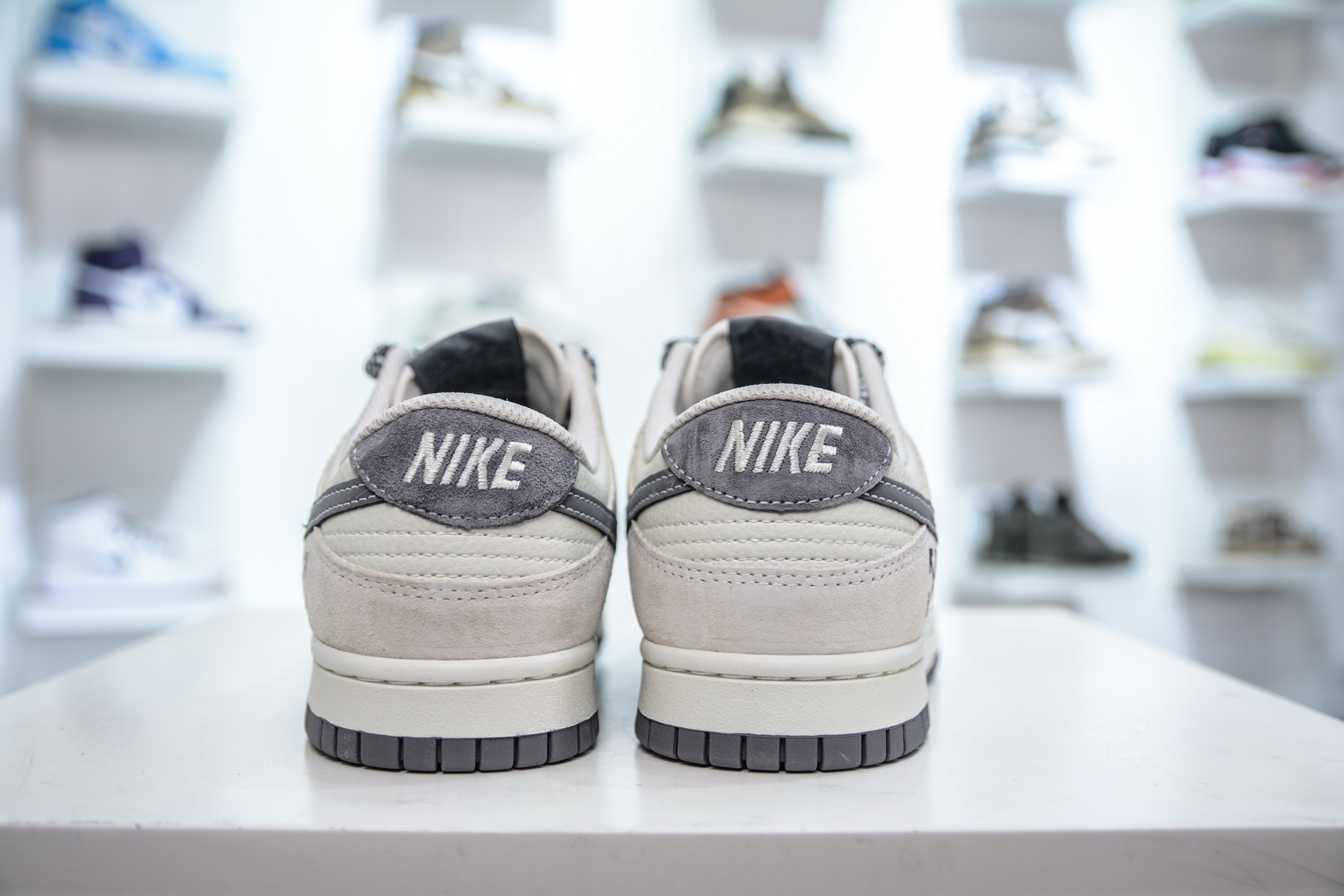 Nike SB Dunk Low x OFF-WHITE OW联名-拼色灰勾 DJ2024-133