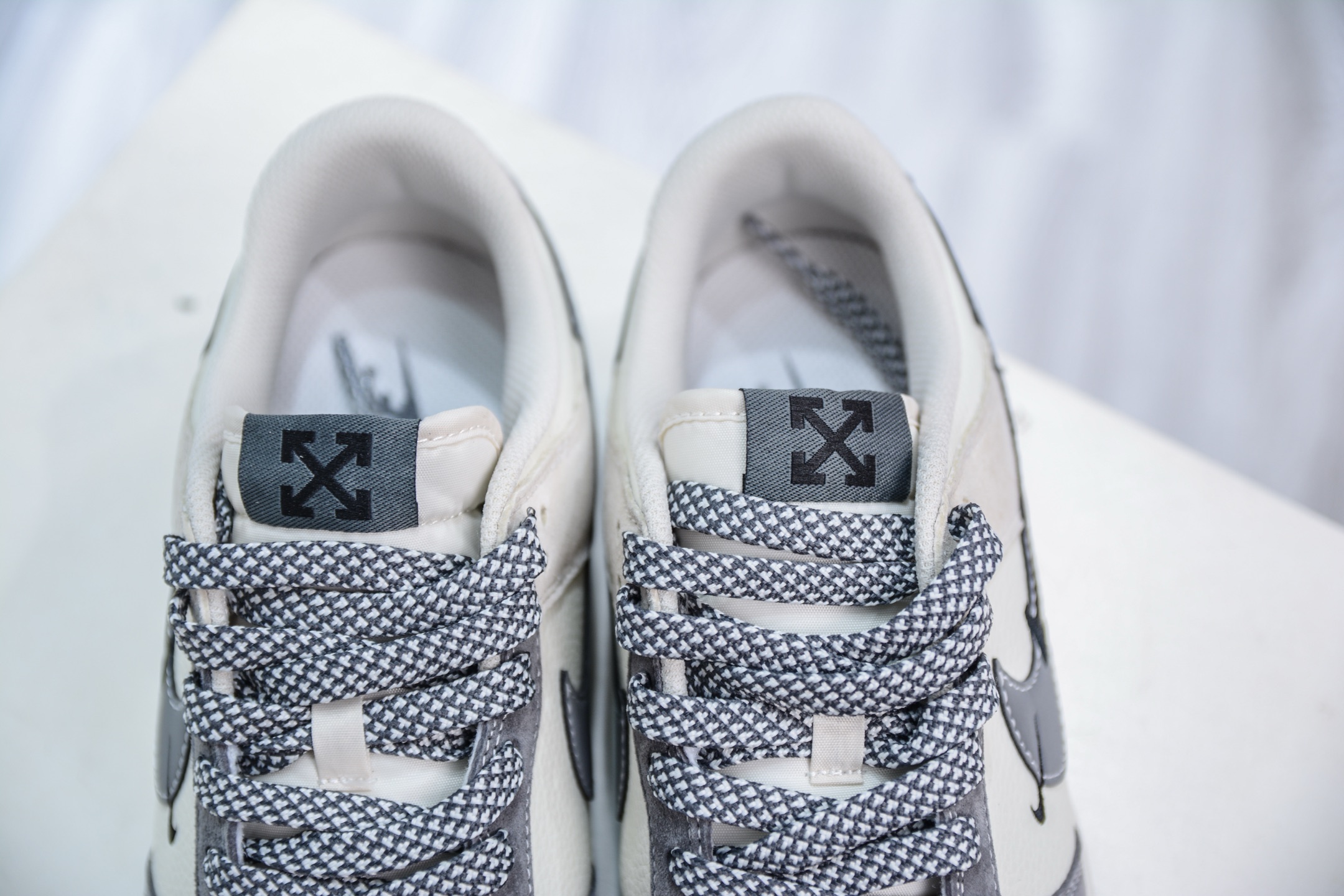 Nike SB Dunk Low x OFF-WHITE OW联名-拼色灰勾 DJ2024-133
