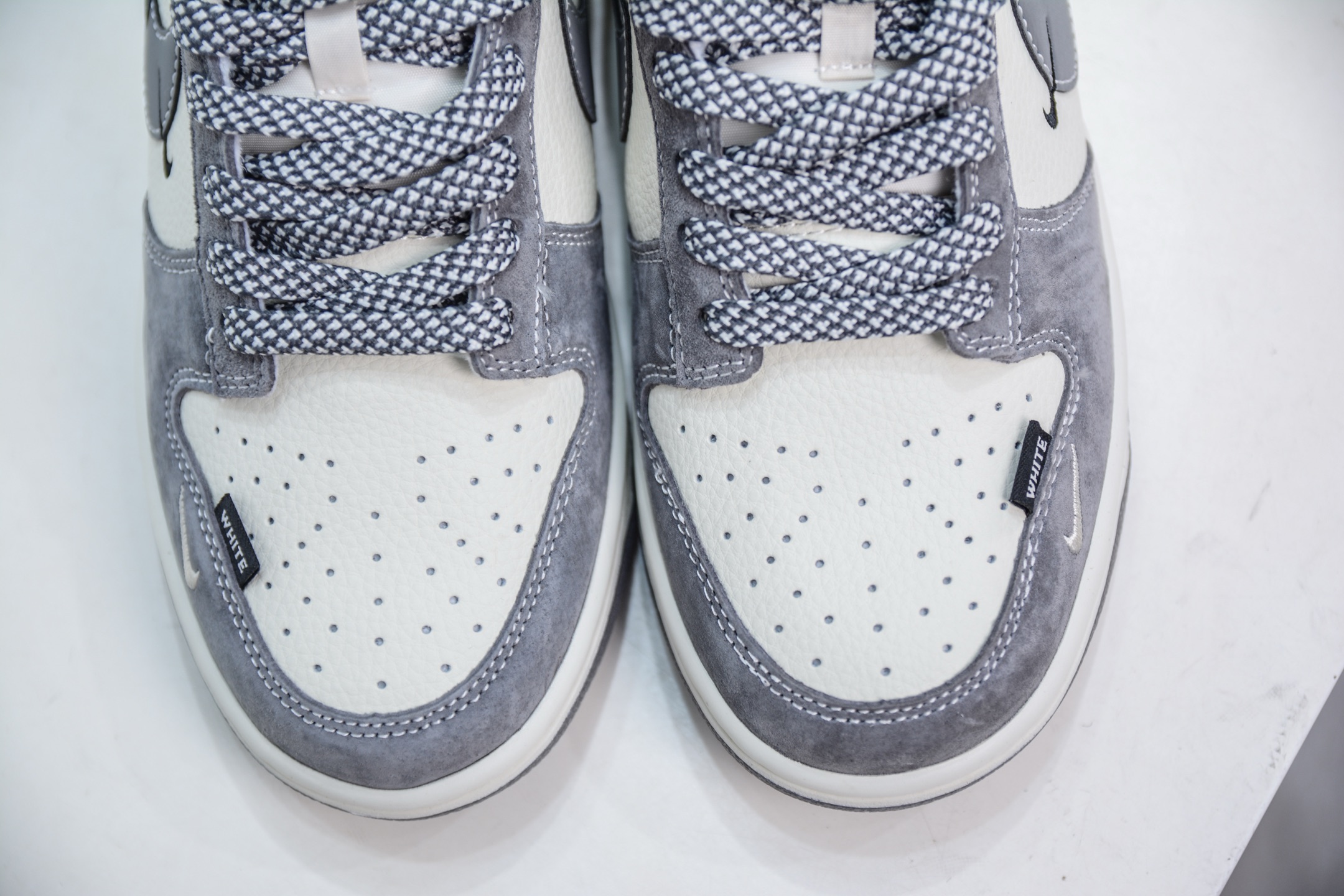Nike SB Dunk Low x OFF-WHITE OW联名-拼色灰勾 DJ2024-133