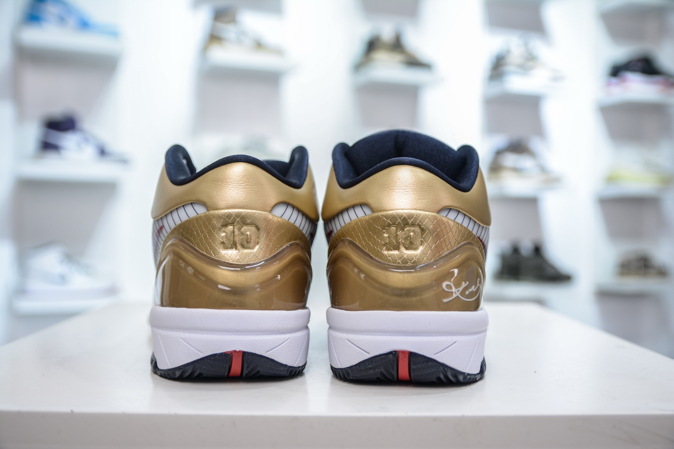 GX纯原 NK Zoom Kobe 4 科比四代 奥运会白黑金 完美复刻公司货 Phylon泡棉中底  FQ3544-100