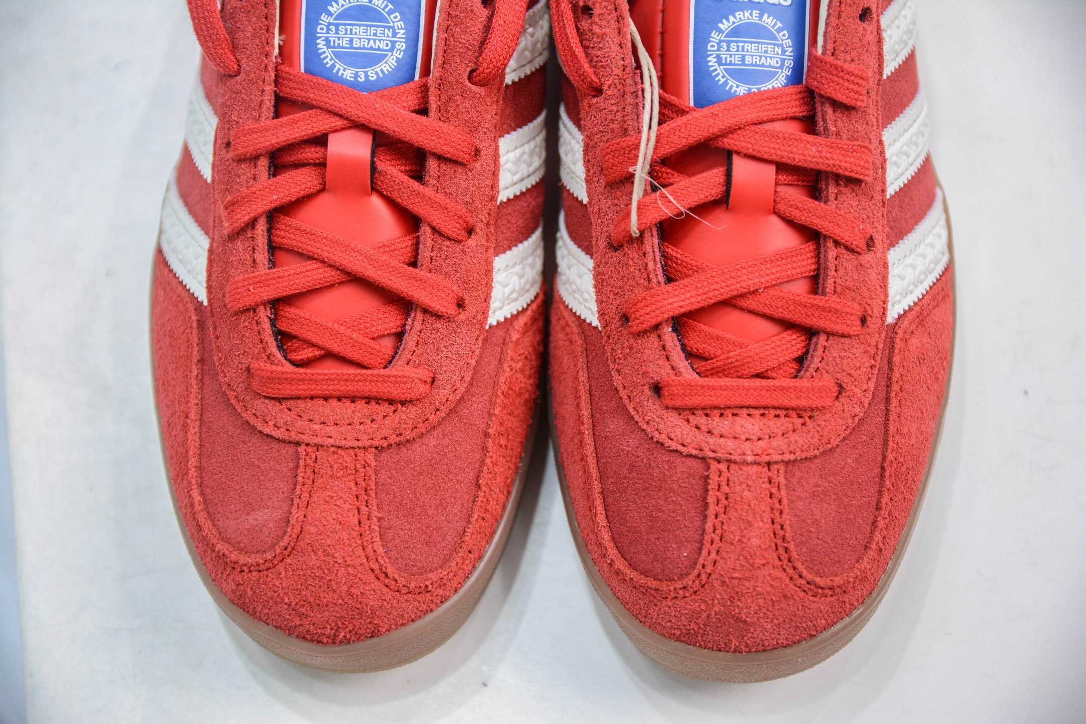 X版纯原 AD Original Gazelle Indoor Trainers 瞪羚室内鞋系列低帮复古百搭休闲运动德训风板鞋 红白  IF1808