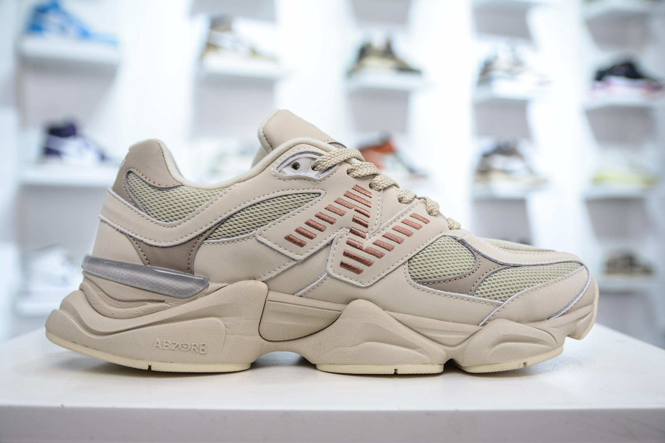 New Balance Joe Freshgoods NB9060 Beige/Burgundy Authentic Originals Sneakers 3 i1742482927875 6969 0 2