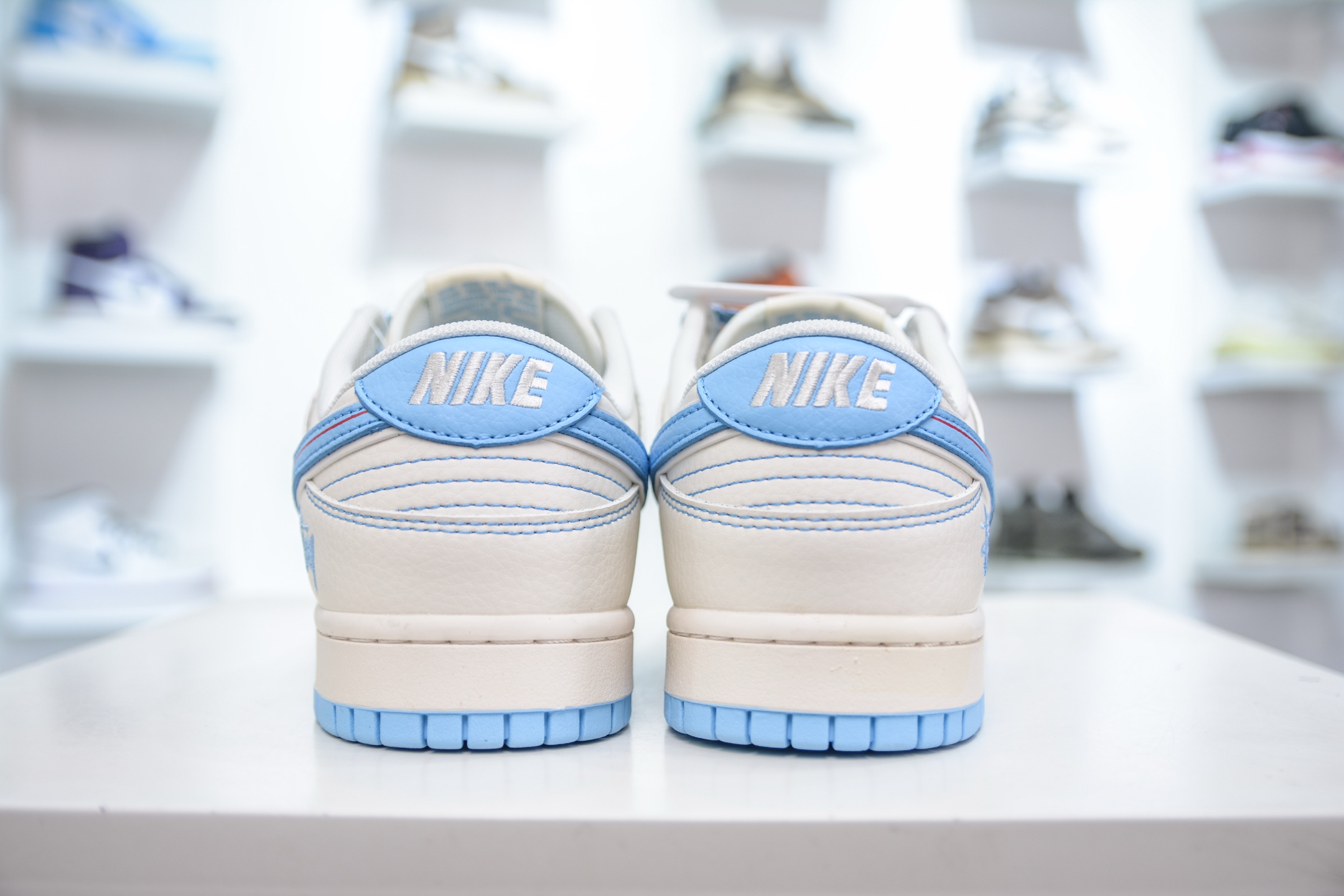 280  Nike SB Dunk Low x Stussy 斯图西联名-白蓝  XS6089-534