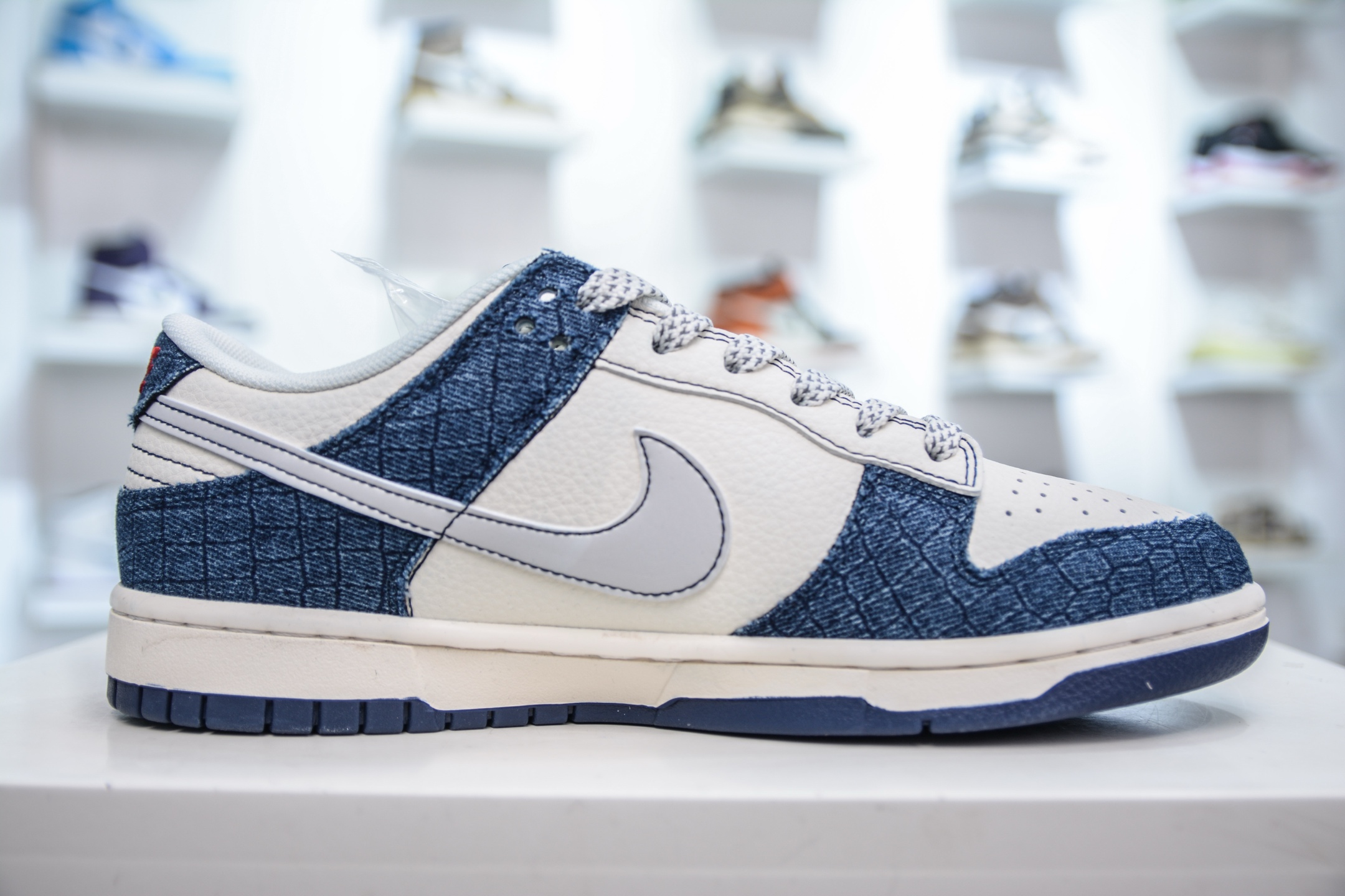 Nike SB Dunk Low x Stussy 斯图西联名-白蓝牛仔 ZH2598-268