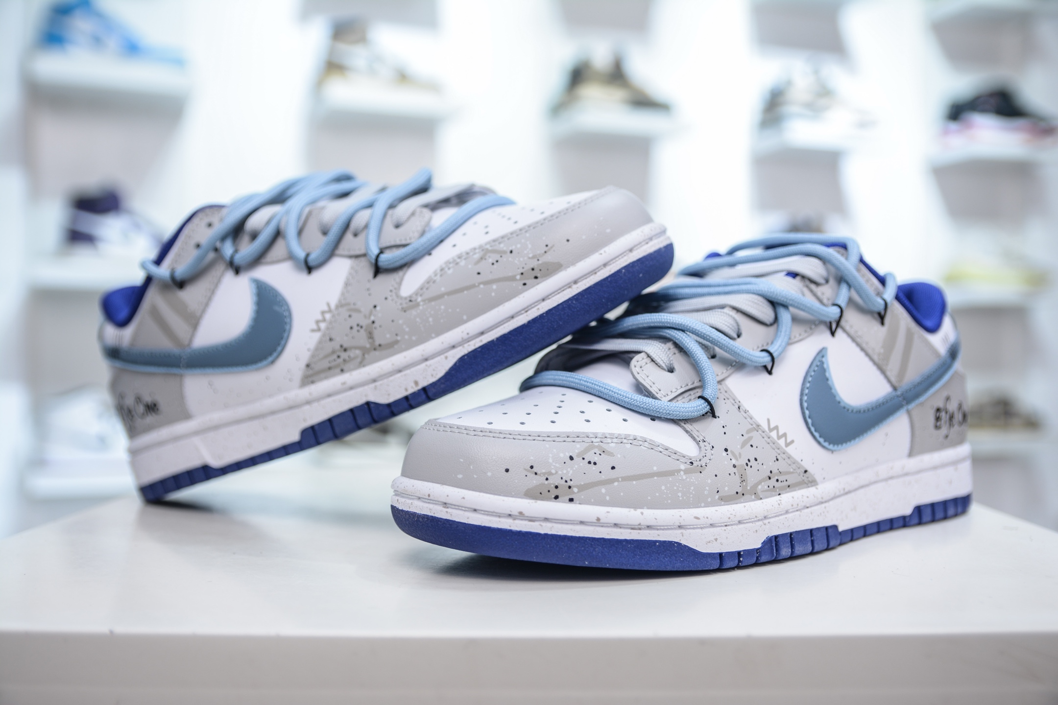 280  YC纯原 NK Dunk Low 水墨晕染  米蓝色  DV0833-103