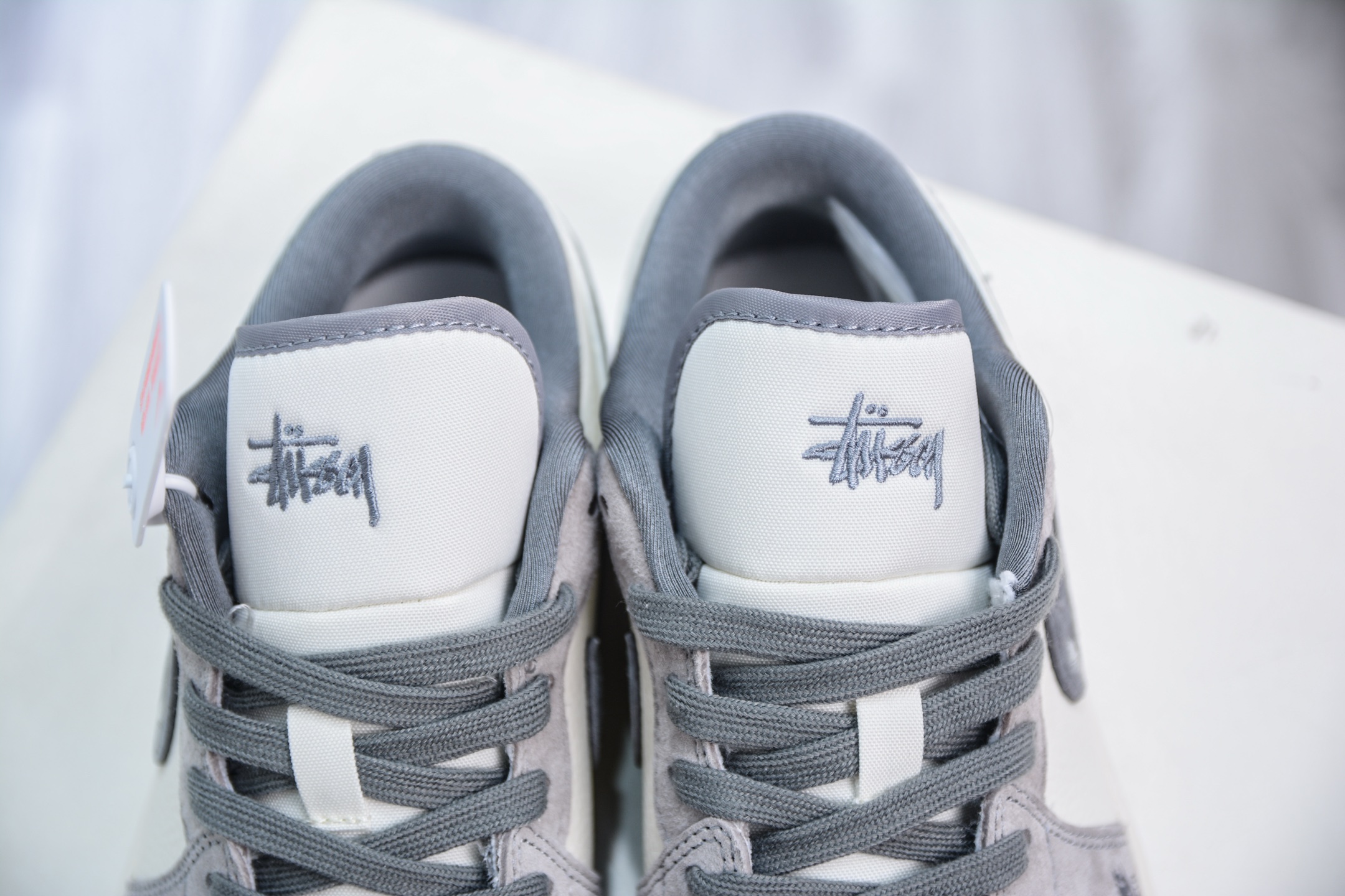 Air Jordan 1 Retro Low x Stussy x Supreme 斯图西联名-米灰定制配色 SJ9950-053