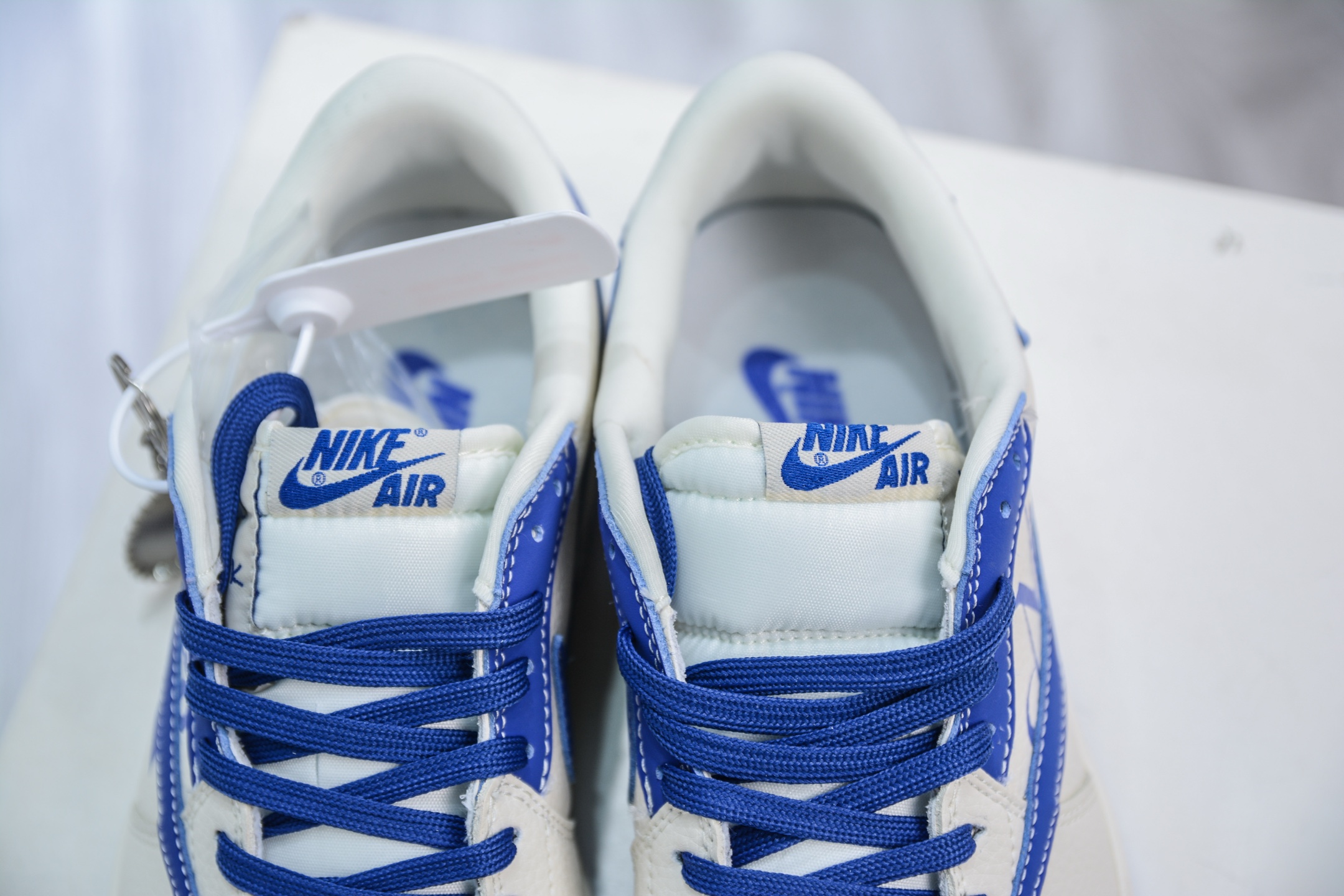 270  Travis Scott x Nike Air Jordan 1 Low x Burbrry 巴宝莉联名-白蓝   LD2025-007