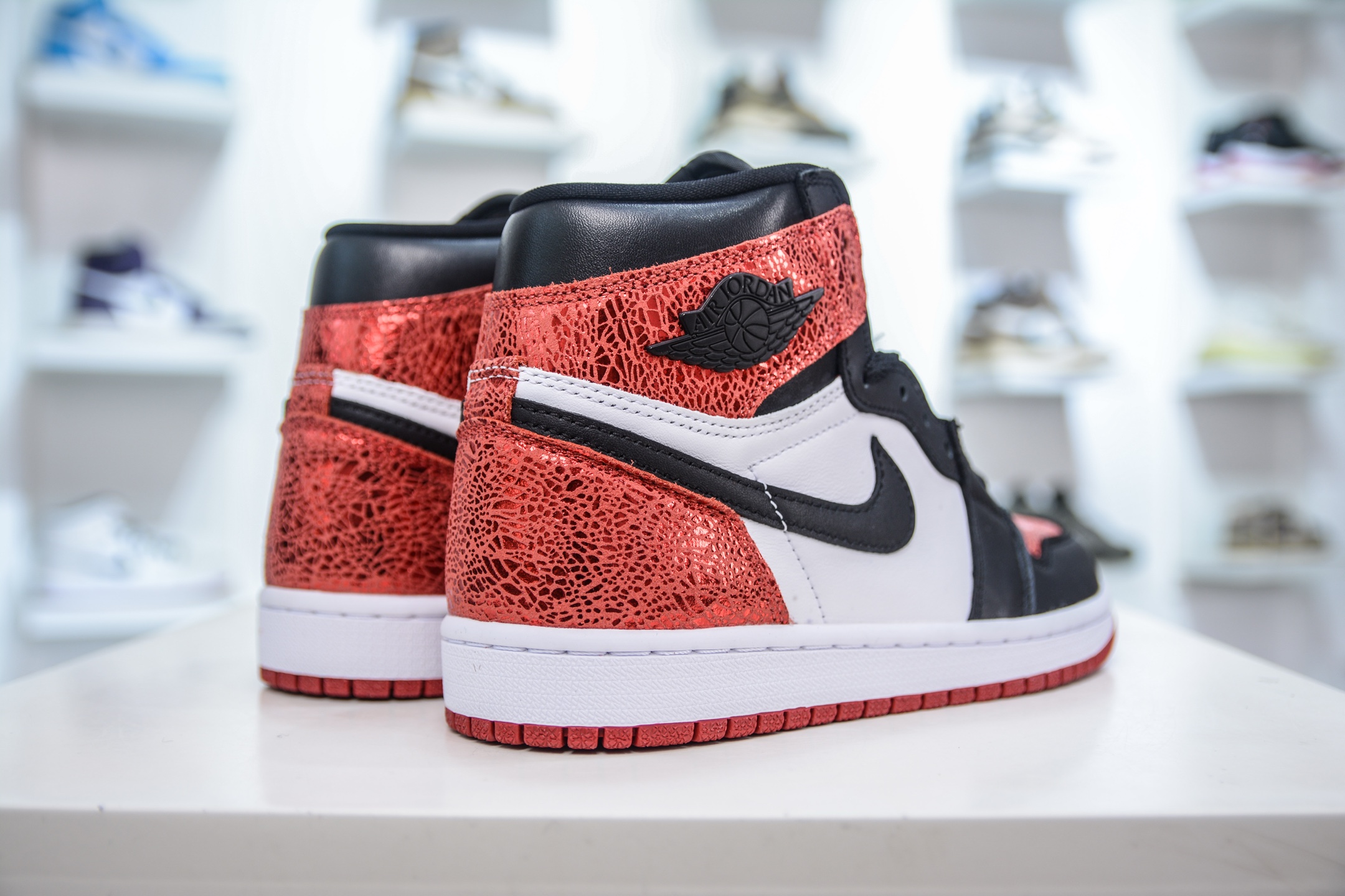 260 F版 Air Jordan AJ1 Retro High 高帮 红宝石 红蛇   FD2596-602