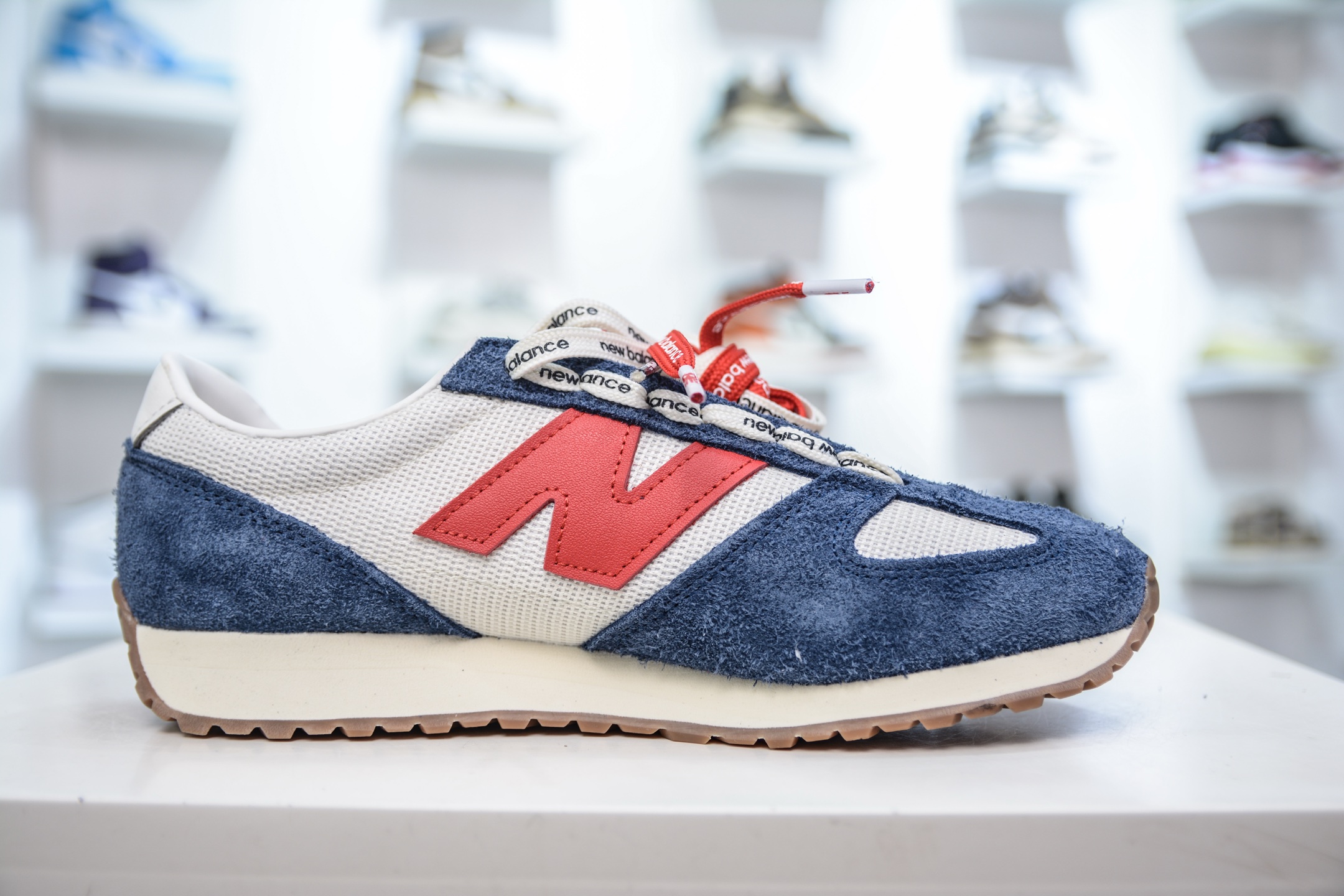 210  M版纯原 New Balance NB 471 新百伦织物牛剖层革春夏薄底鞋防滑耐磨平衡轻便低帮生活休闲鞋  U471AK