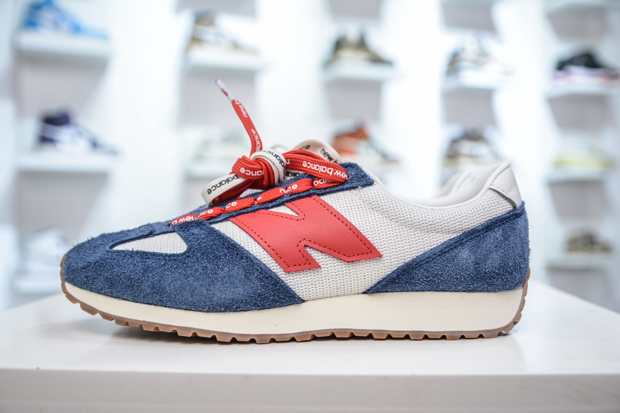 210  M版纯原 New Balance NB 471 新百伦织物牛剖层革春夏薄底鞋防滑耐磨平衡轻便低帮生活休闲鞋  U471AK