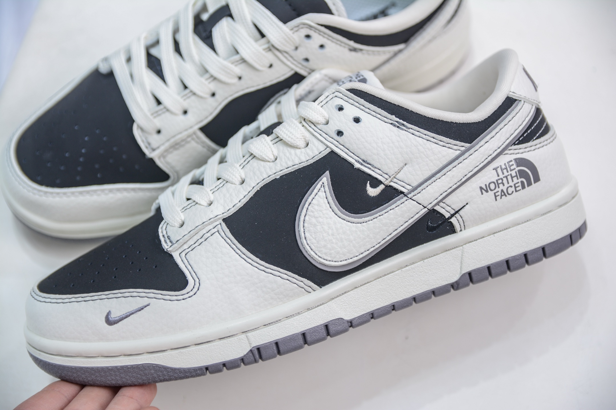 280 Nike SB Dunk Low x The North Face 北面联名-奶白黑灰 SC9207-404