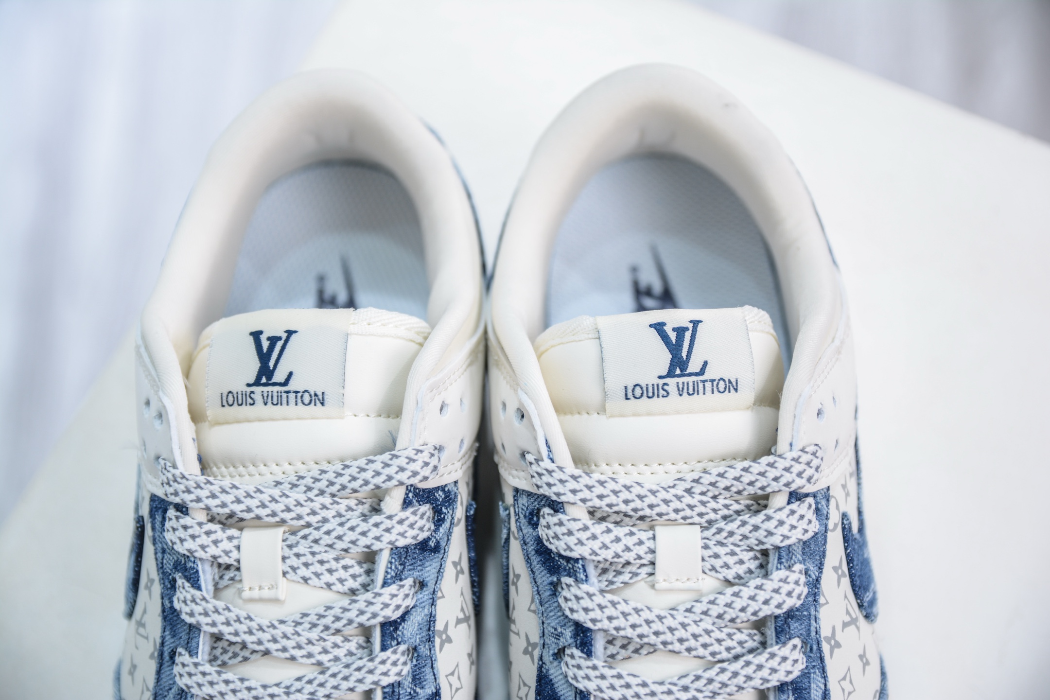 280 Nike SB Dunk Low x Louis Vuitton LV联名-白蓝牛仔布 CH8311-287