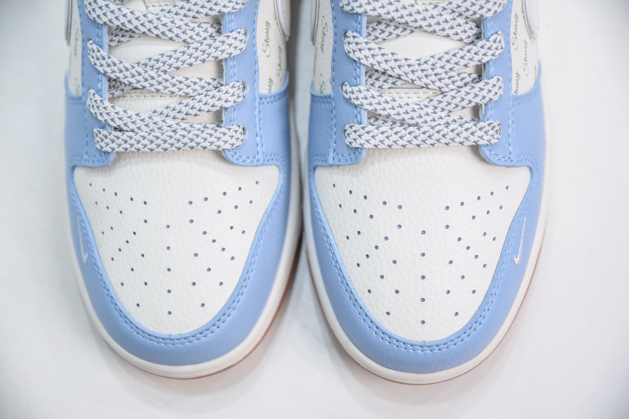 280 Nike SB Dunk Low x Stussy 斯图西联名-白蓝生胶 ZH2598-246