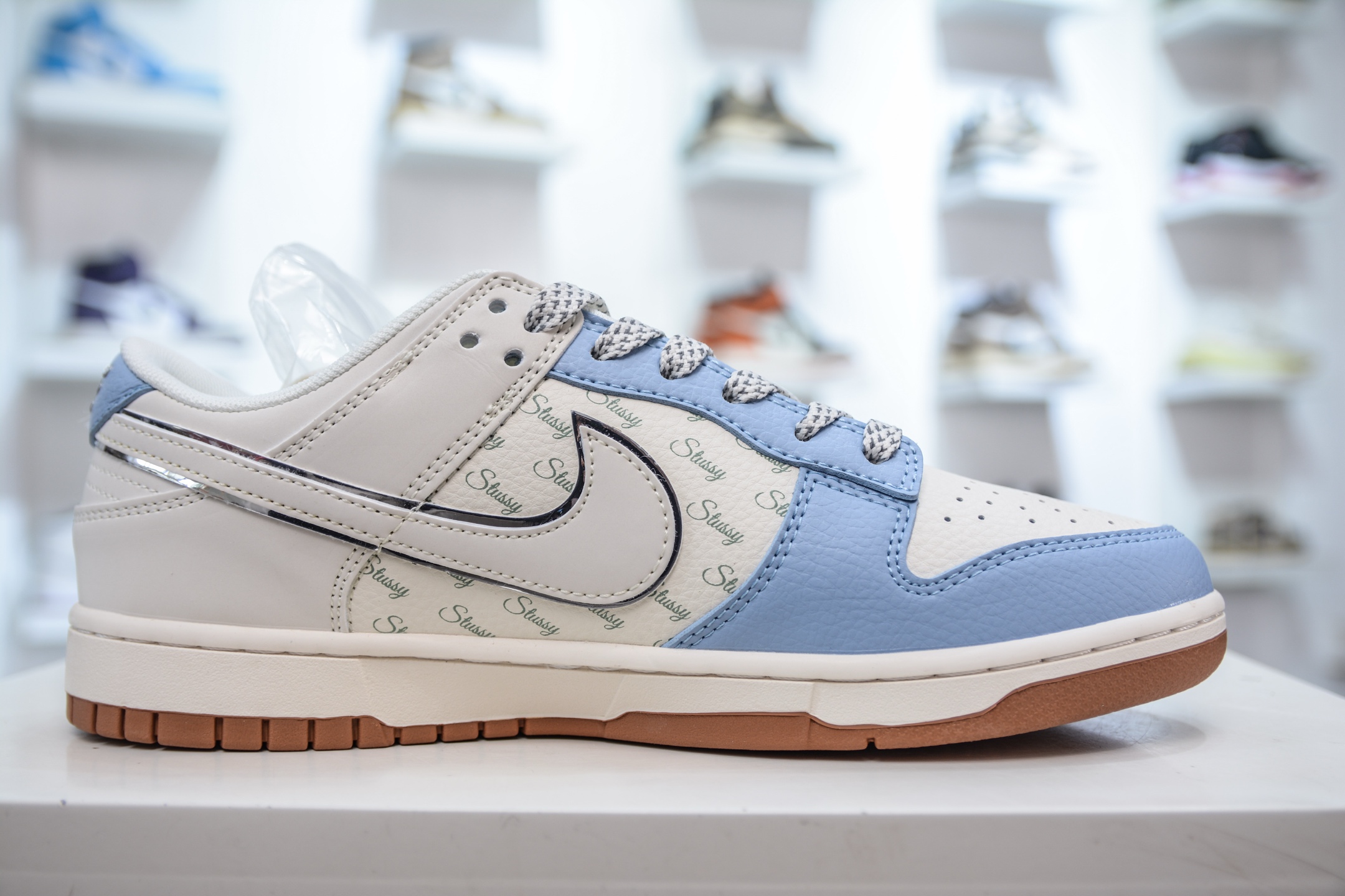 280 Nike SB Dunk Low x Stussy 斯图西联名-白蓝生胶 ZH2598-246
