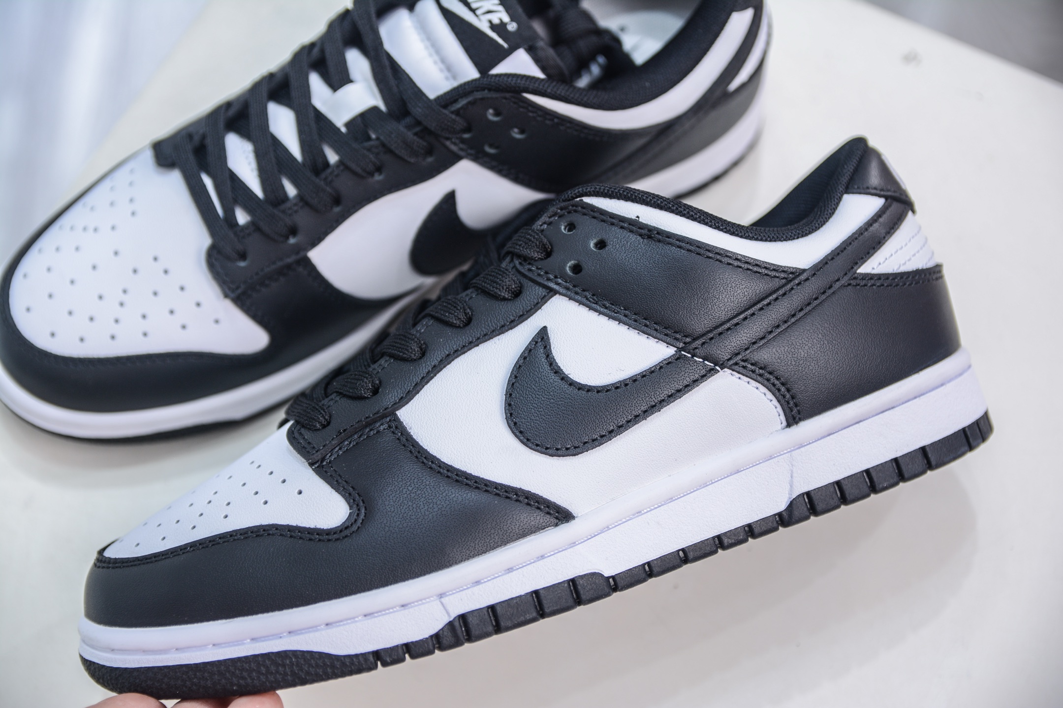 260 AY版纯原 NK Dunk Low Retro ”Black”黑白熊猫 DD1391-100