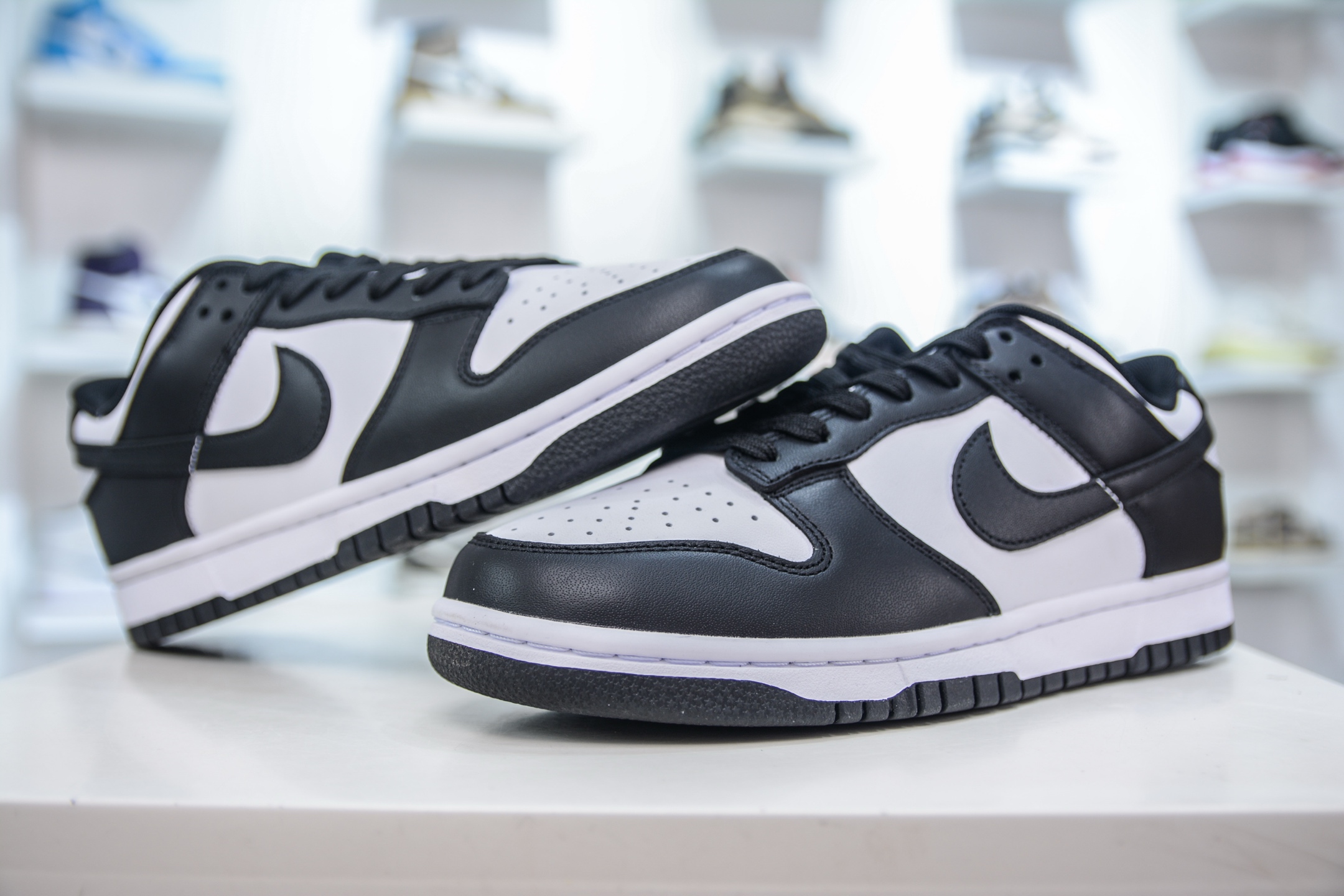 260 AY版纯原 NK Dunk Low Retro ”Black”黑白熊猫 DD1391-100