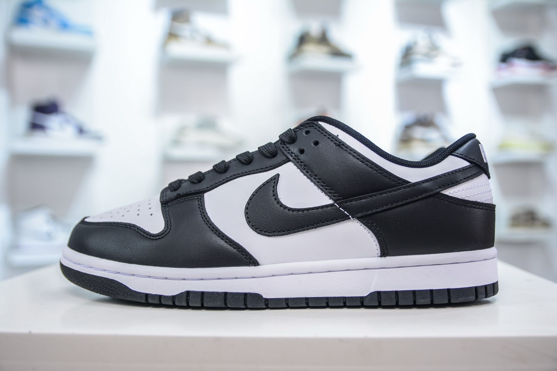 260 AY版纯原 NK Dunk Low Retro ”Black”黑白熊猫 DD1391-100
