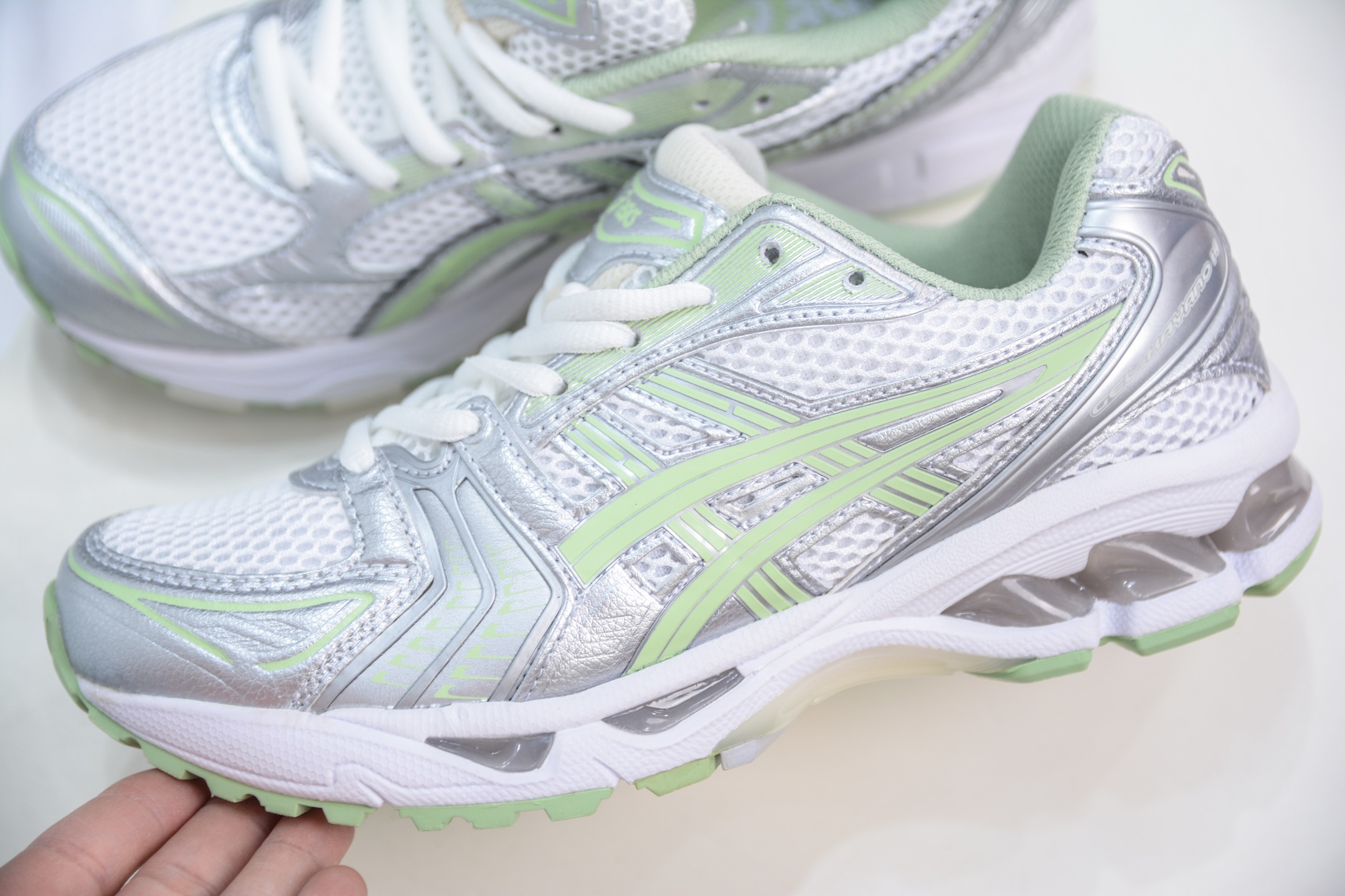 210 X版纯原 亚瑟士/ASICS Gel Kayano 14”Cream Denim Blue”卡亚诺14代系列轻量缓震休闲运动跑步鞋 1202A056-105