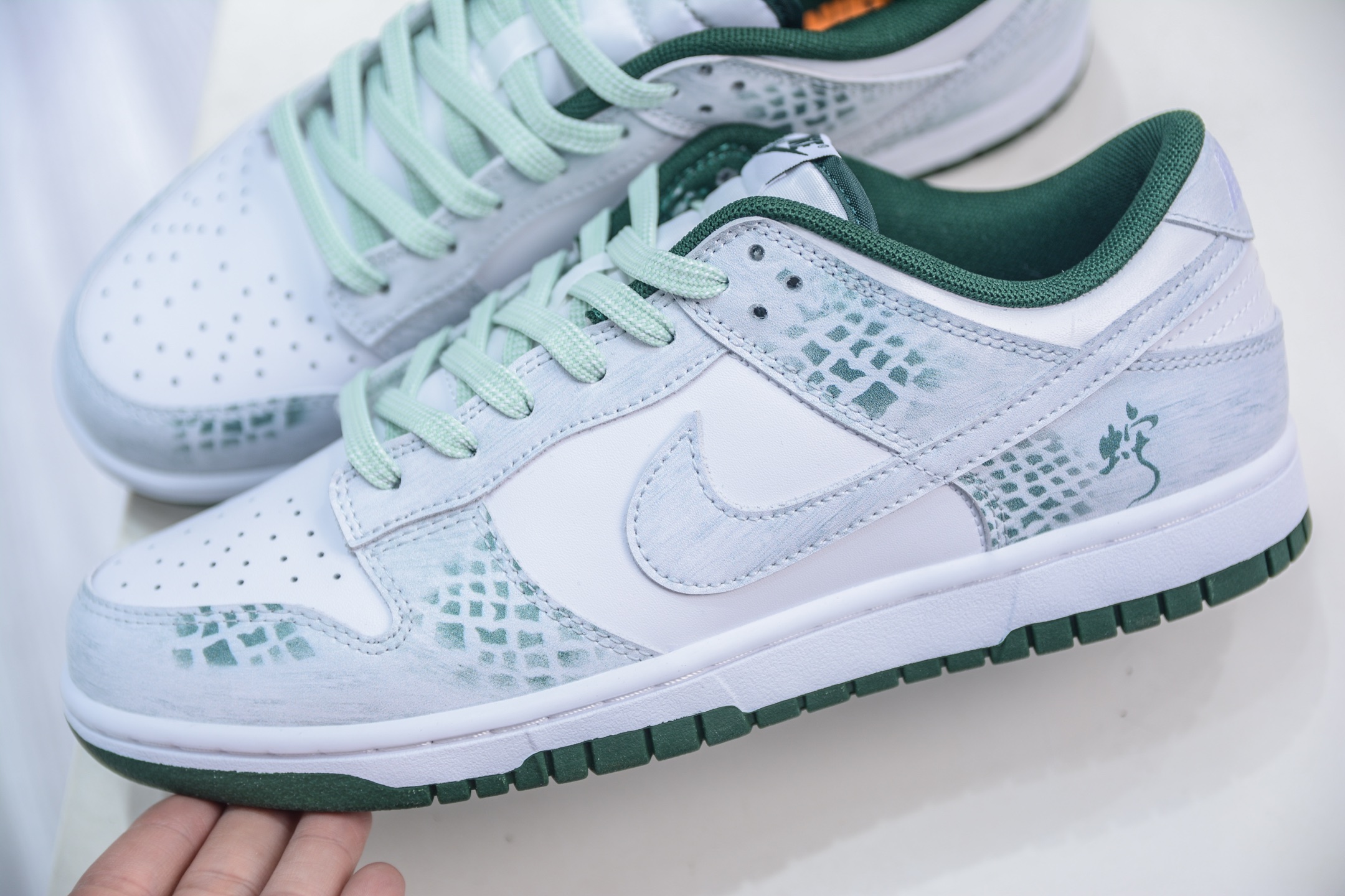 280 YC纯原 NK Dunk Low 森林之子 国风白绿 DD1391-101