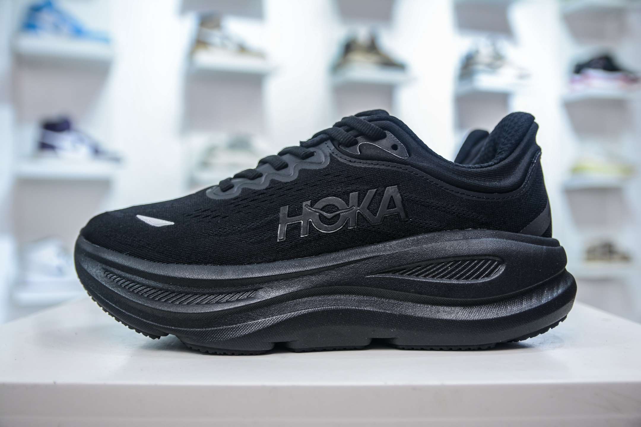 200 CS版 HOKA ONE ONE Bondi 9 WIDE 邦迪九代舒适防滑耐磨低帮休闲跑步鞋 1162011/BBLC