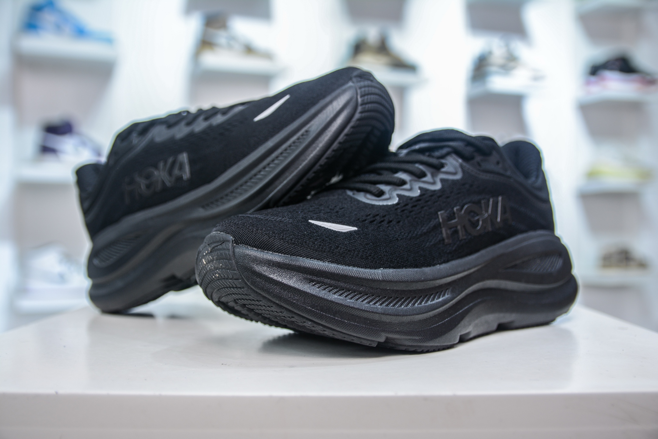 200 CS版 HOKA ONE ONE Bondi 9 WIDE 邦迪九代舒适防滑耐磨低帮休闲跑步鞋 1162011/BBLC
