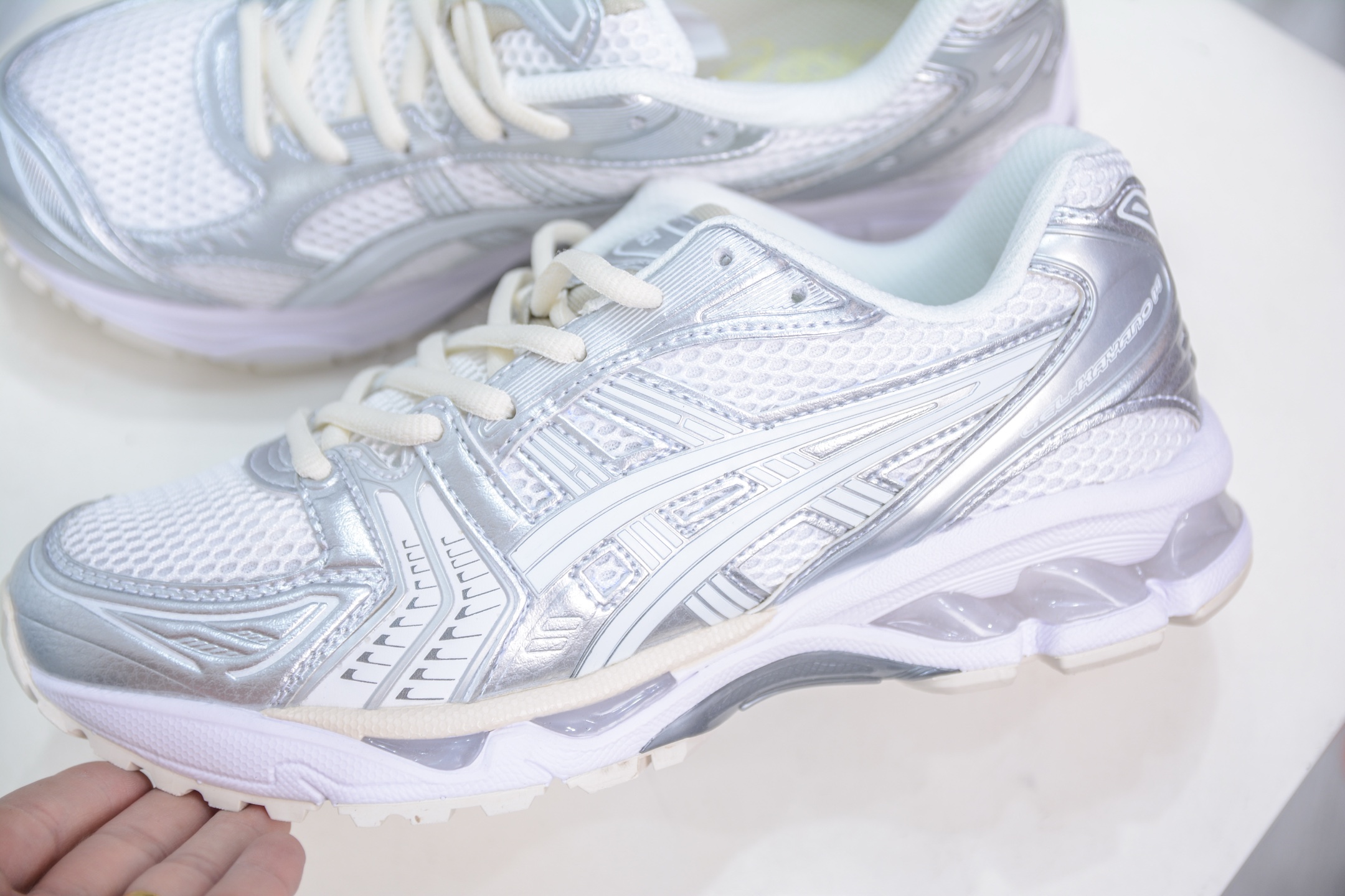 210 X版纯原 亚瑟士/ASICS Gel Kayano 14”Cream Denim Blue”卡亚诺14代系列轻量缓震休闲运动跑步鞋 1201A457-100