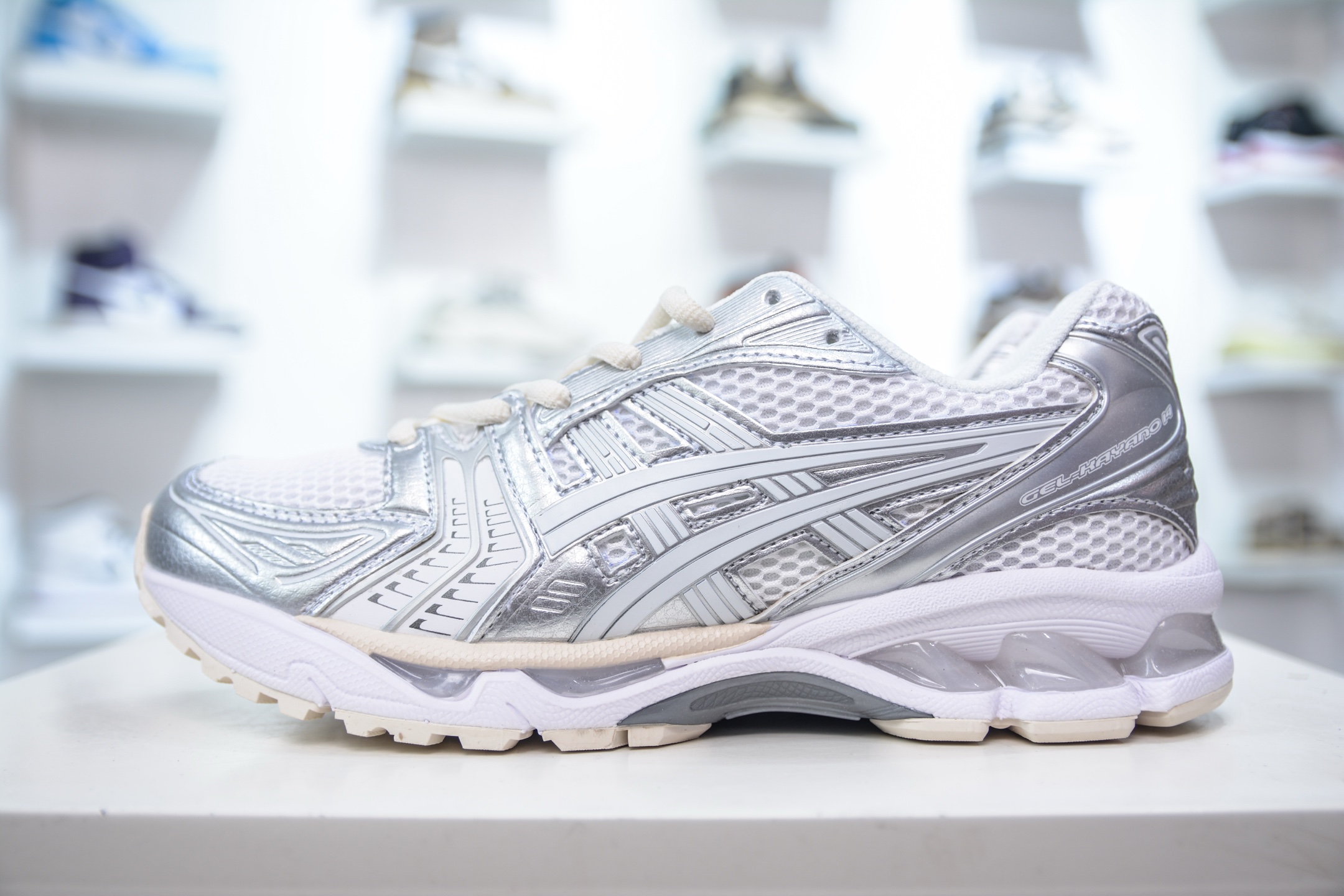210 X版纯原 亚瑟士/ASICS Gel Kayano 14”Cream Denim Blue”卡亚诺14代系列轻量缓震休闲运动跑步鞋 1201A457-100