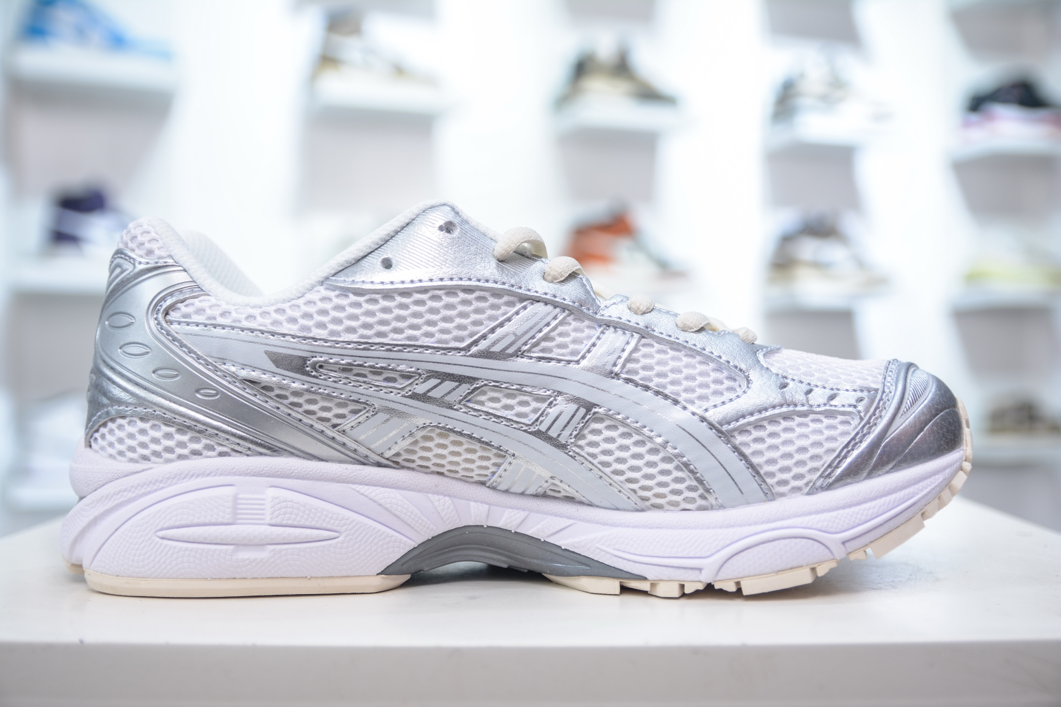 210 X版纯原 亚瑟士/ASICS Gel Kayano 14”Cream Denim Blue”卡亚诺14代系列轻量缓震休闲运动跑步鞋 1201A457-100
