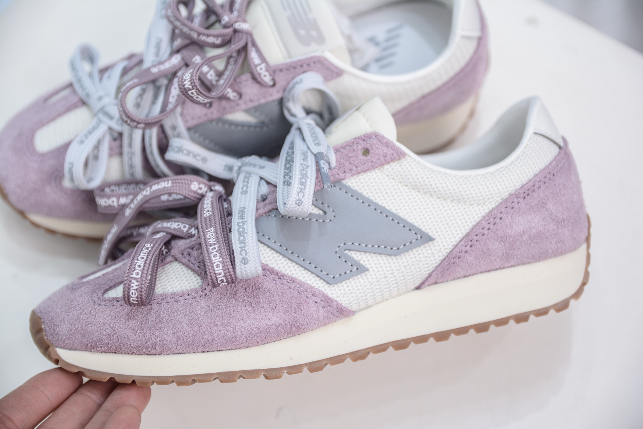 210 M版纯原 New Balance NB 471 新百伦织物牛剖层革春夏薄底鞋防滑耐磨平衡轻便低帮生活休闲鞋 U471AL