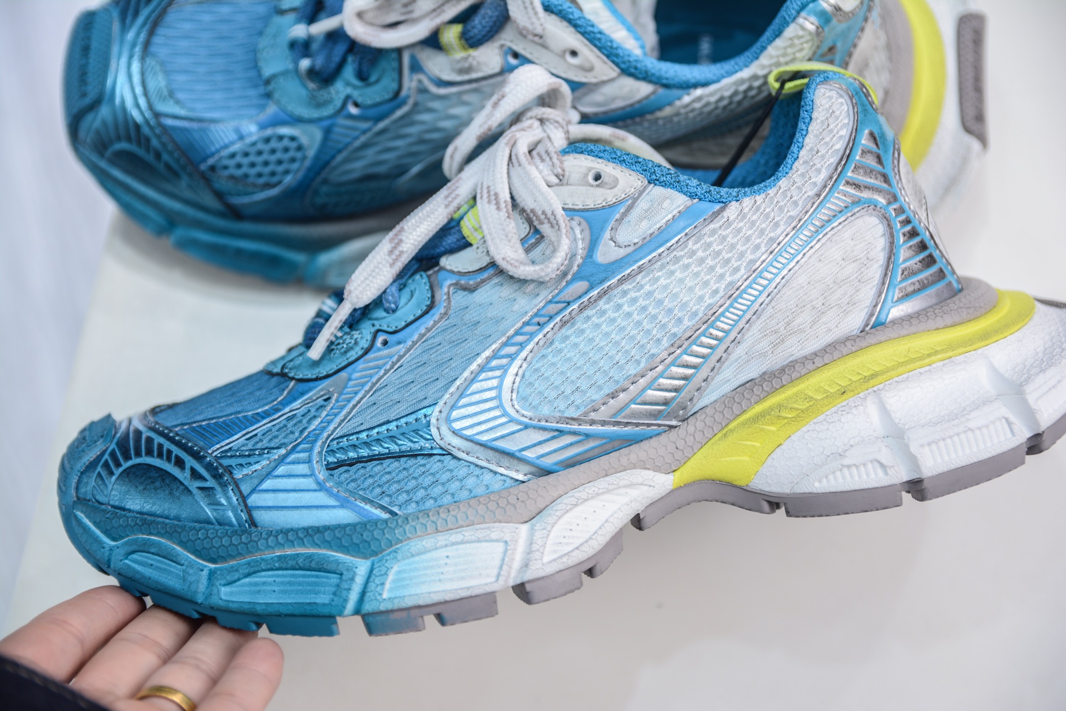 360 XA版本顶级BALENCIAGA 3XL Sneakers 巴黎世家十代 3XL巴黎老爹一脚蹬 734731 W3XTS 9479