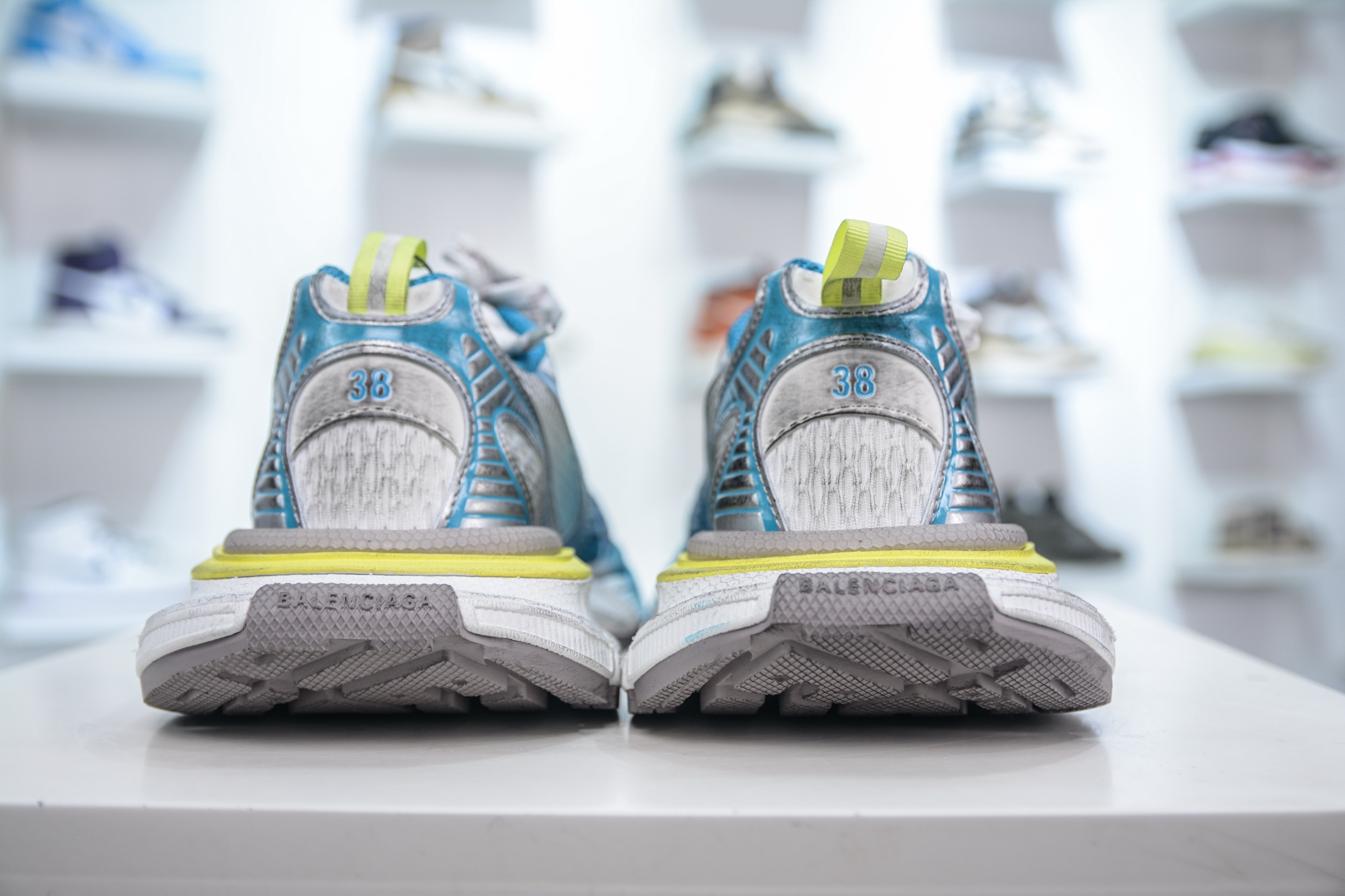 360 XA版本顶级BALENCIAGA 3XL Sneakers 巴黎世家十代 3XL巴黎老爹一脚蹬 734731 W3XTS 9479