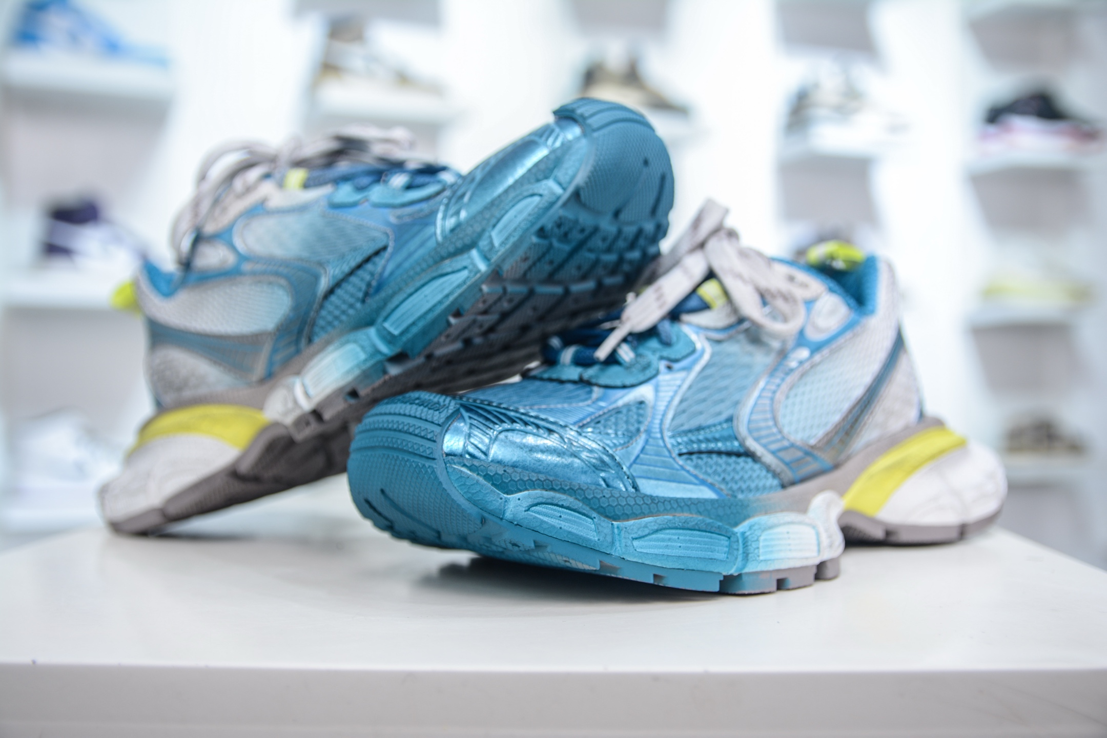 360 XA版本顶级BALENCIAGA 3XL Sneakers 巴黎世家十代 3XL巴黎老爹一脚蹬 734731 W3XTS 9479