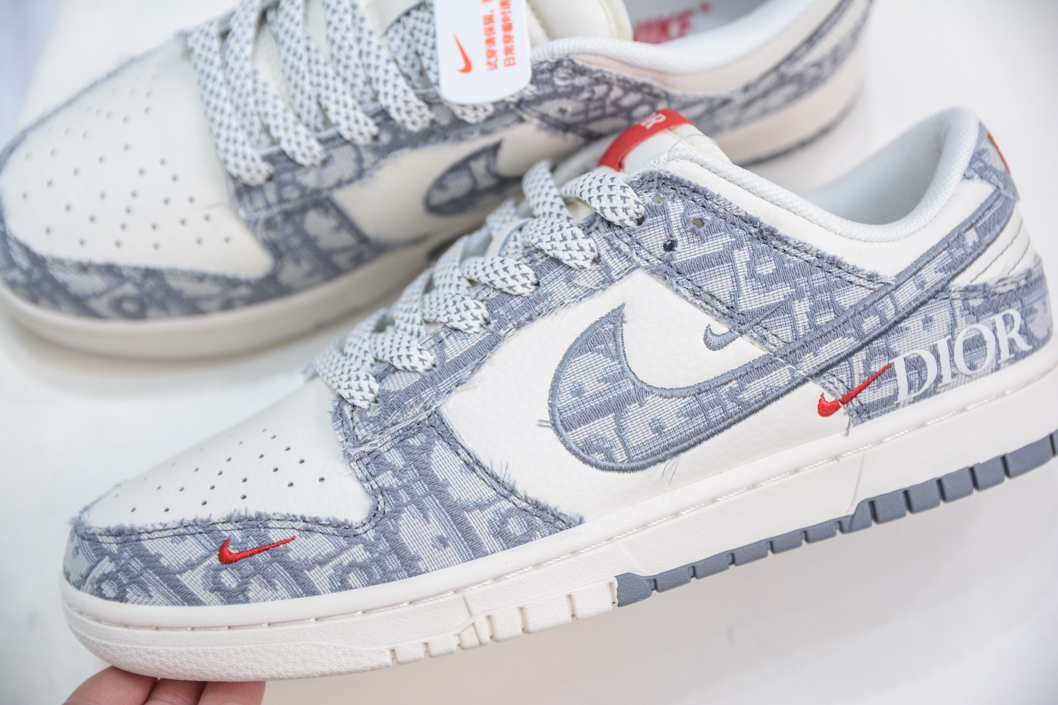 280 Nike SB Dunk Low x DIOR 迪奥联名-灰白蓝牛仔 SJ2558-013
