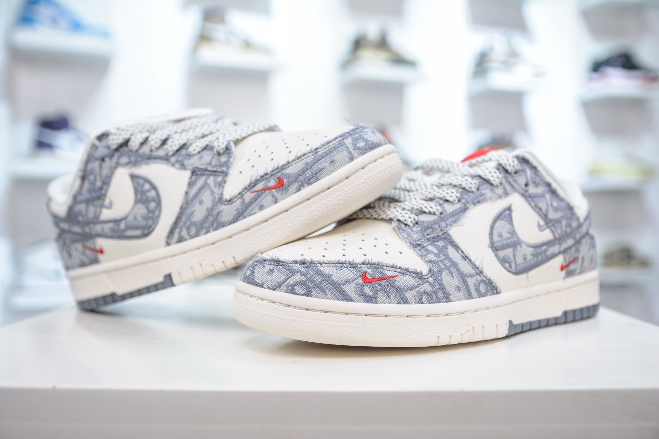 280 Nike SB Dunk Low x DIOR 迪奥联名-灰白蓝牛仔 SJ2558-013