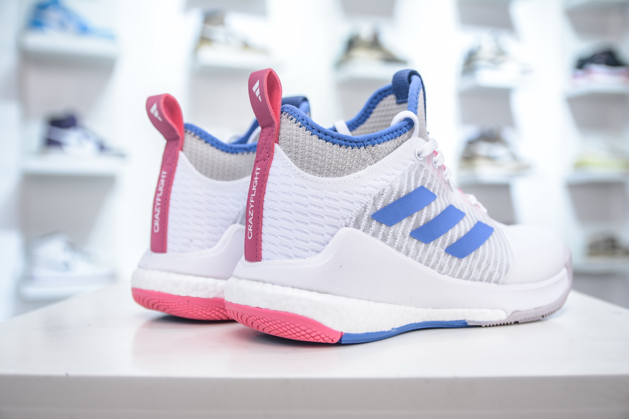260 ADIDAS CRAZYFLIGHT MID 运动鞋记忆回弹BOOST真爆大底 运动排球鞋 GX1258