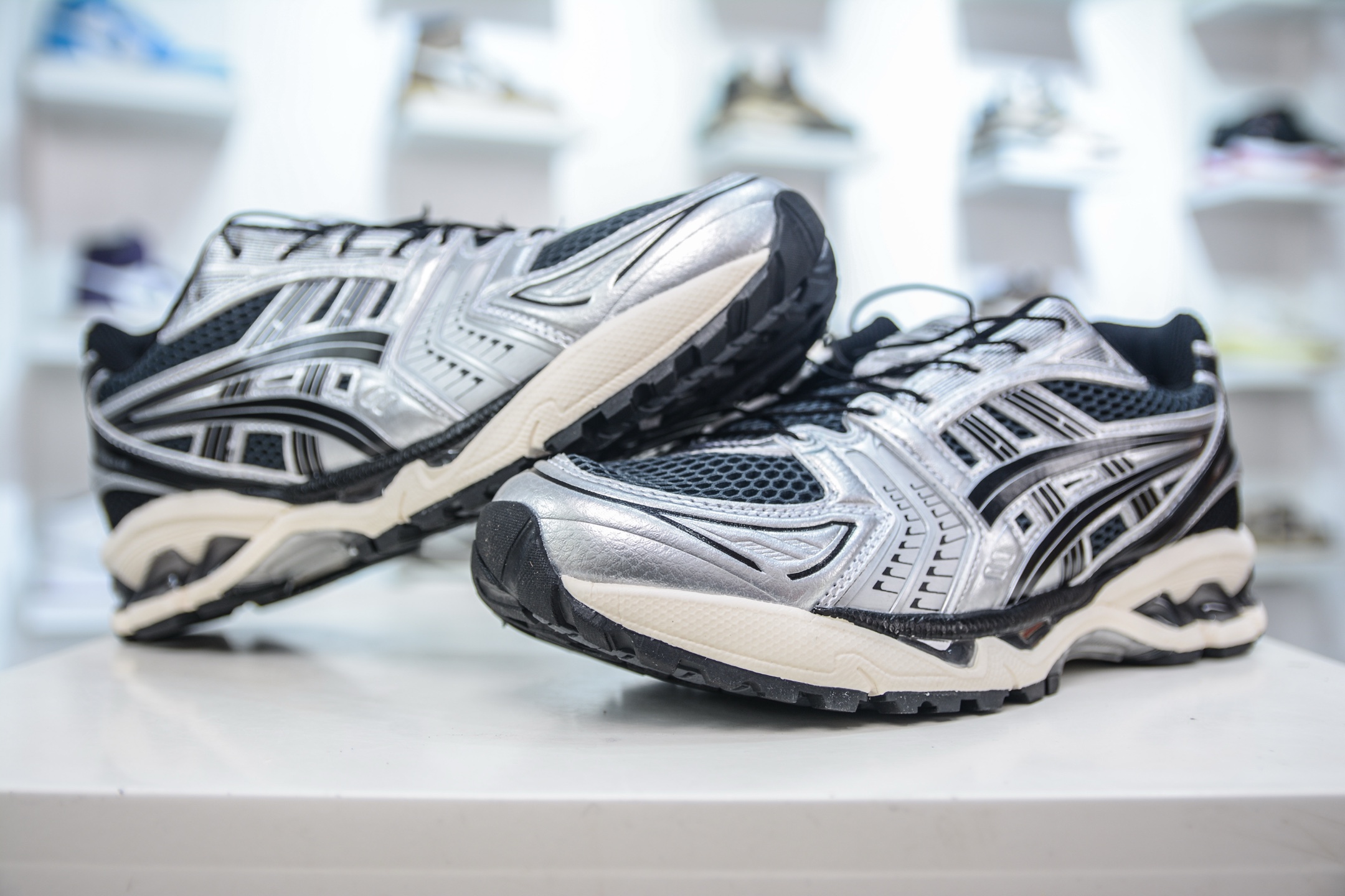 210 X版纯原 亚瑟士/ASICS Gel Kayano 14”Cream Denim Blue”卡亚诺14代系列轻量缓震休闲运动跑步鞋 1203A325-100