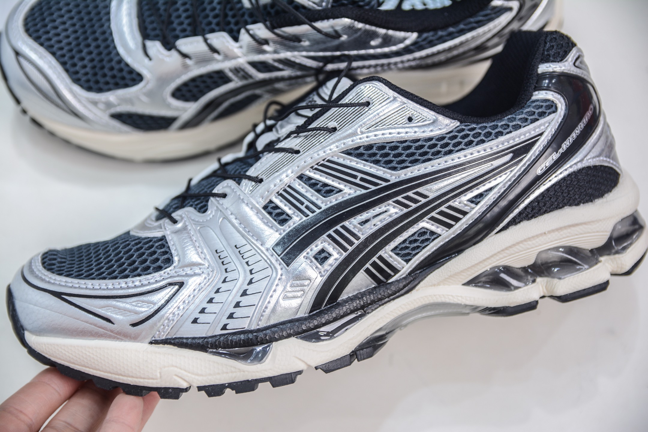 210 X版纯原 亚瑟士/ASICS Gel Kayano 14”Cream Denim Blue”卡亚诺14代系列轻量缓震休闲运动跑步鞋 1203A325-100
