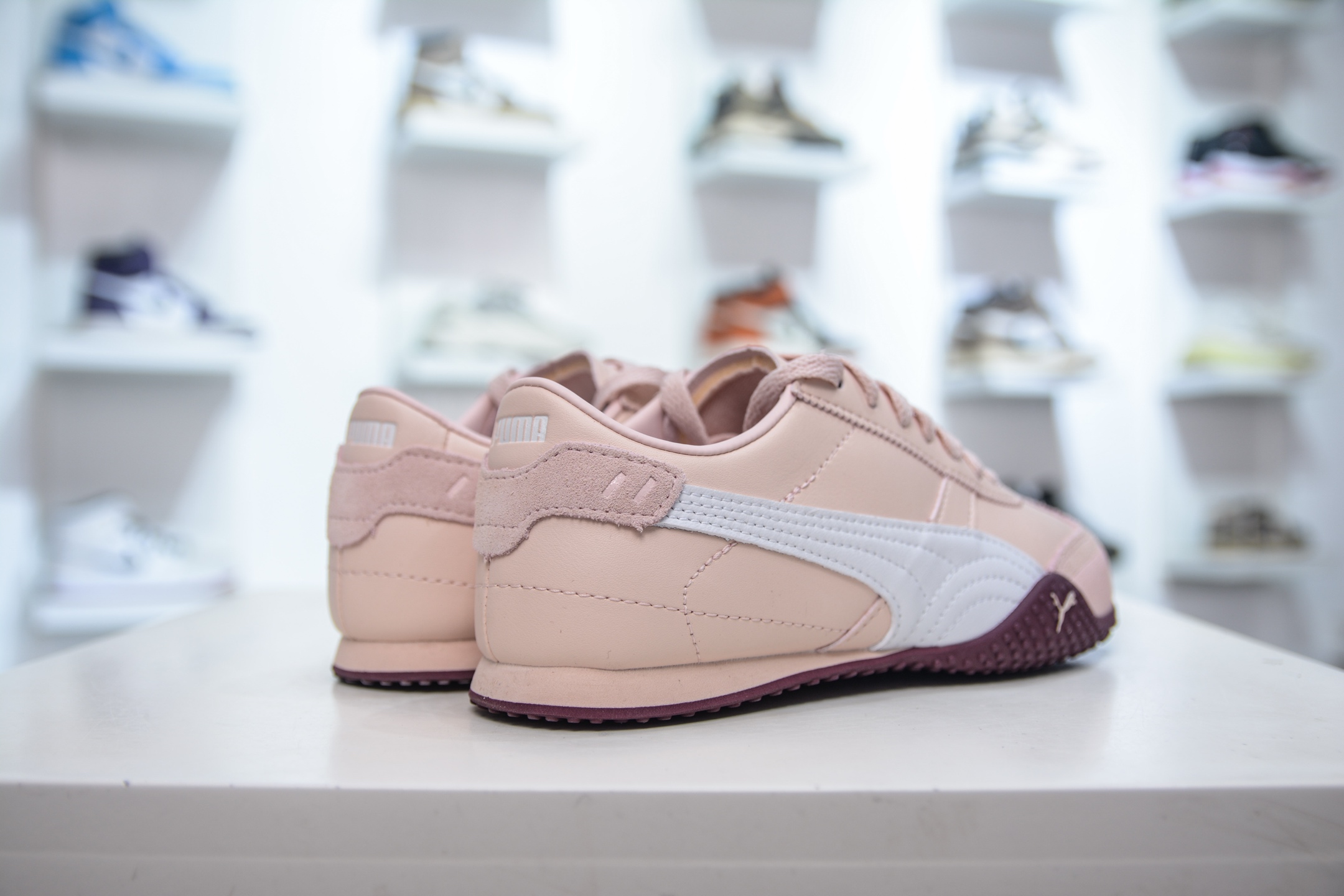160 M版纯原 Puma Bella UT Leather 彪马薄底系列 复古运动休闲跑鞋 402186-04